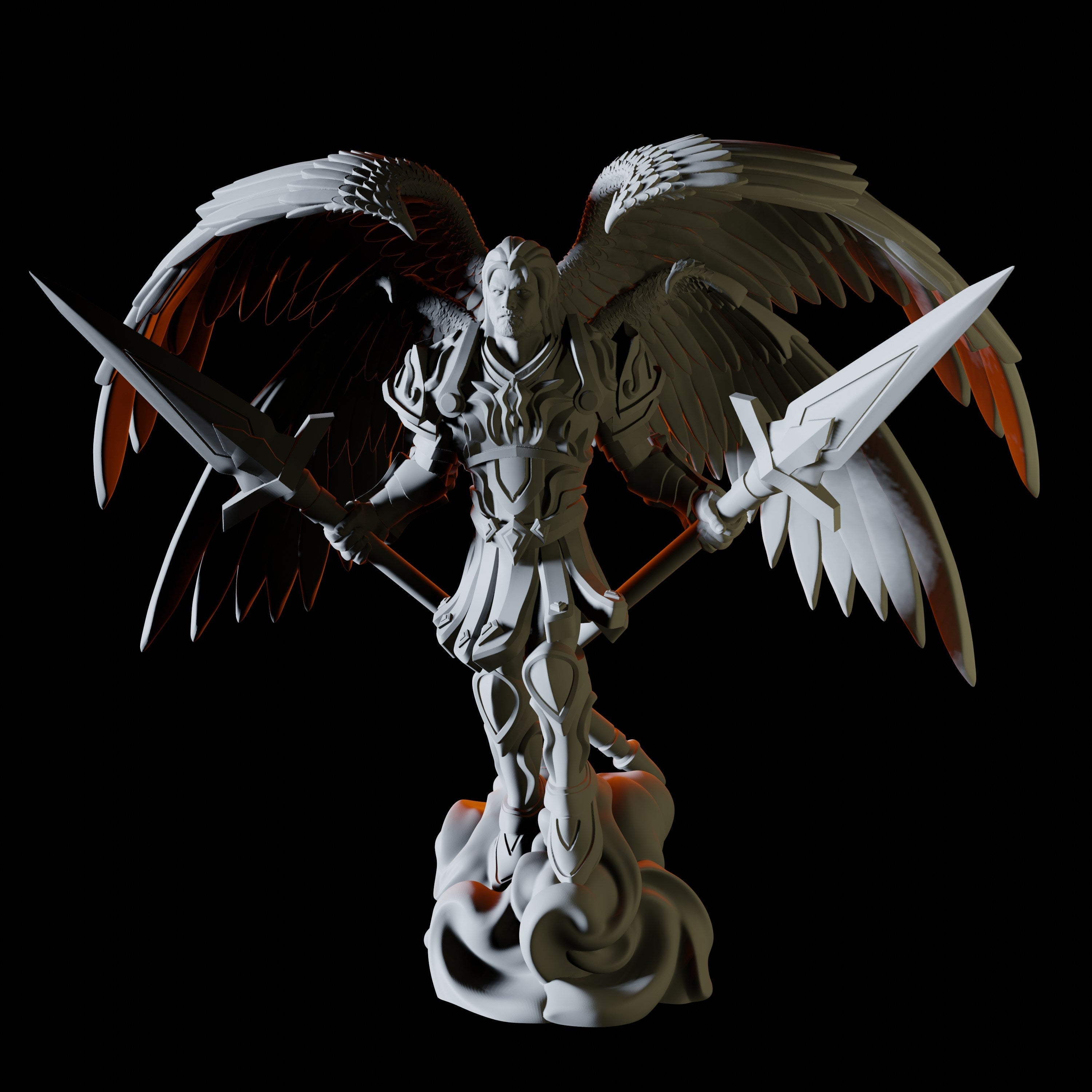Spear Celestial Miniature for Dungeons and Dragons - Myth Forged