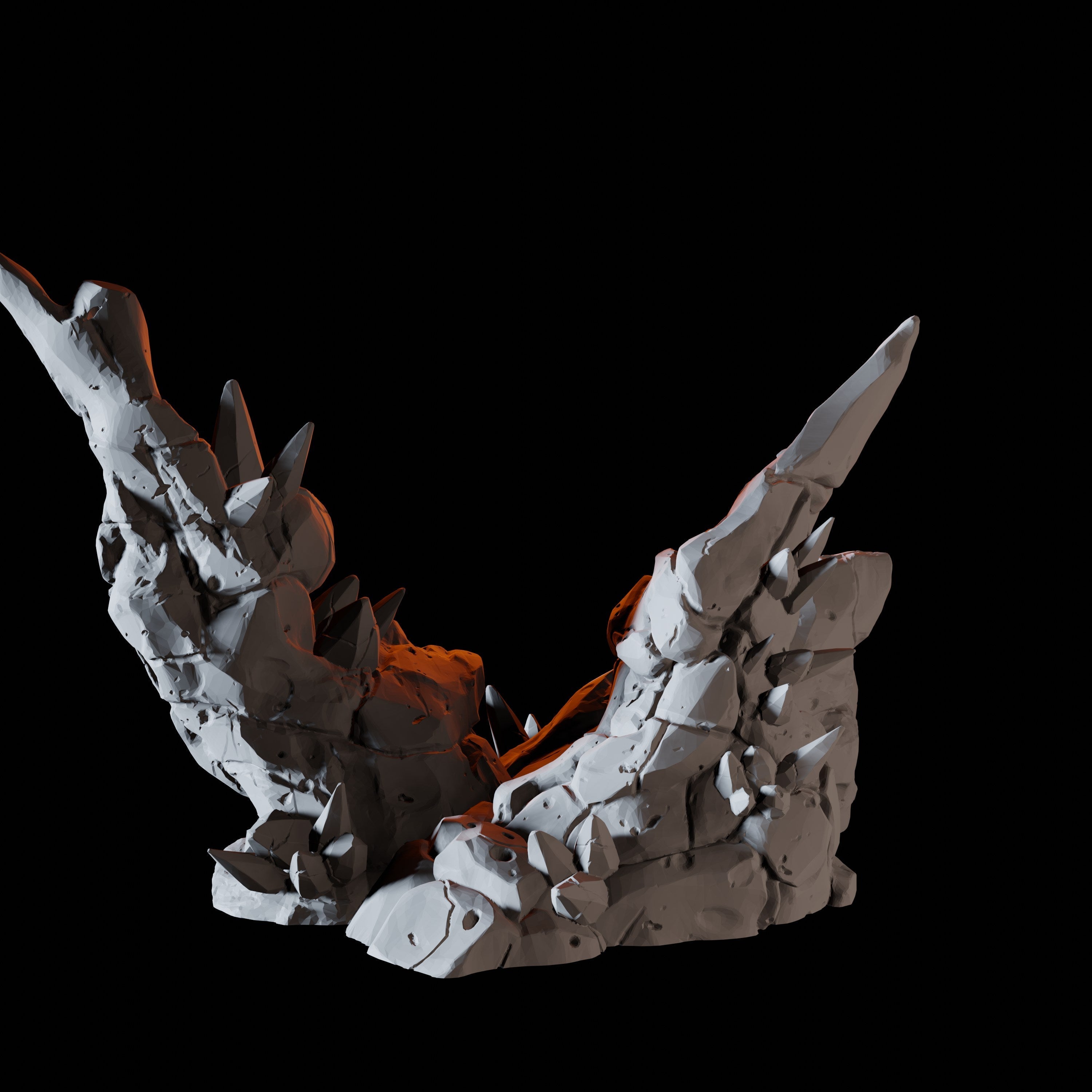 Spike Crystals - Cave Scatter Terrain Miniature for Dungeons and Dragons - Myth Forged