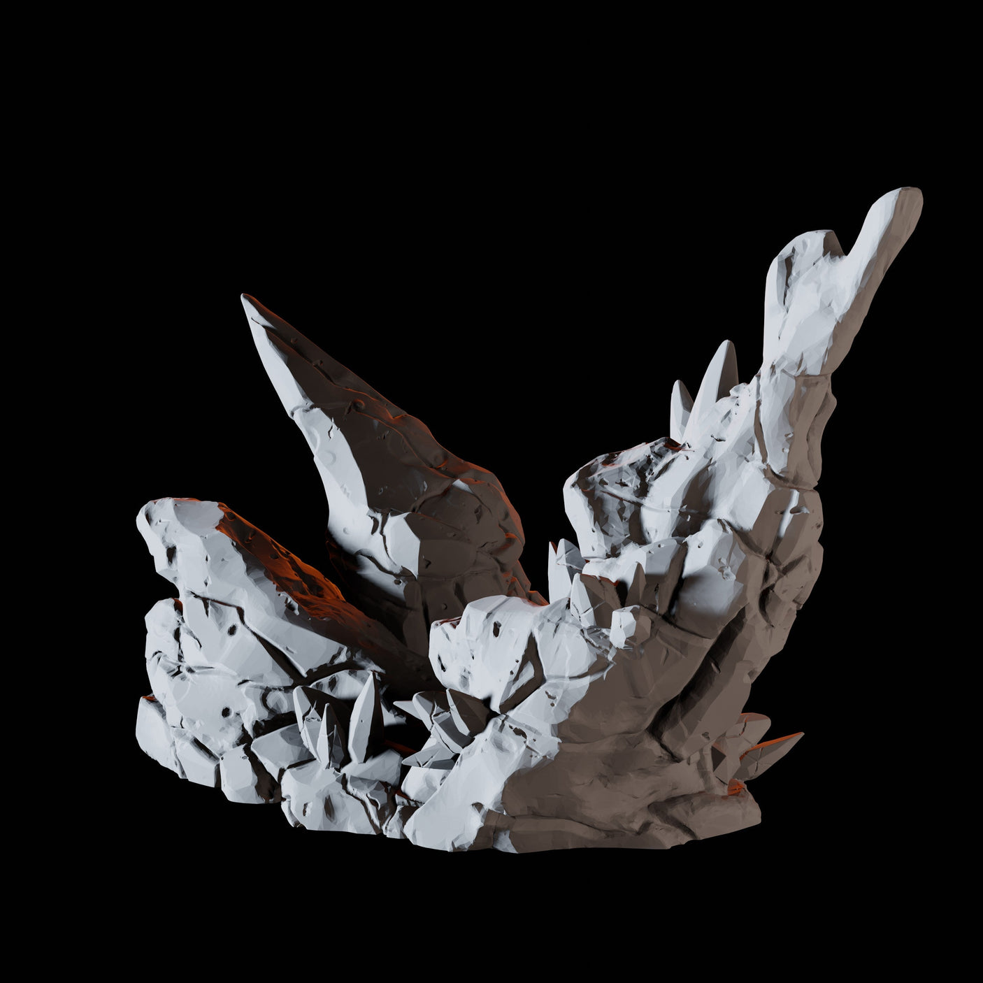 Spike Crystals Miniature for Dungeons and Dragons, Pathfinder or other TTRPGs