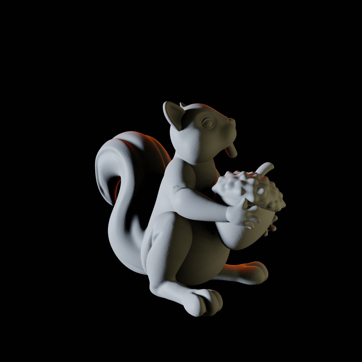 Squirrel Familiar Miniature for Dungeons and Dragons, Pathfinder or other TTRPGs