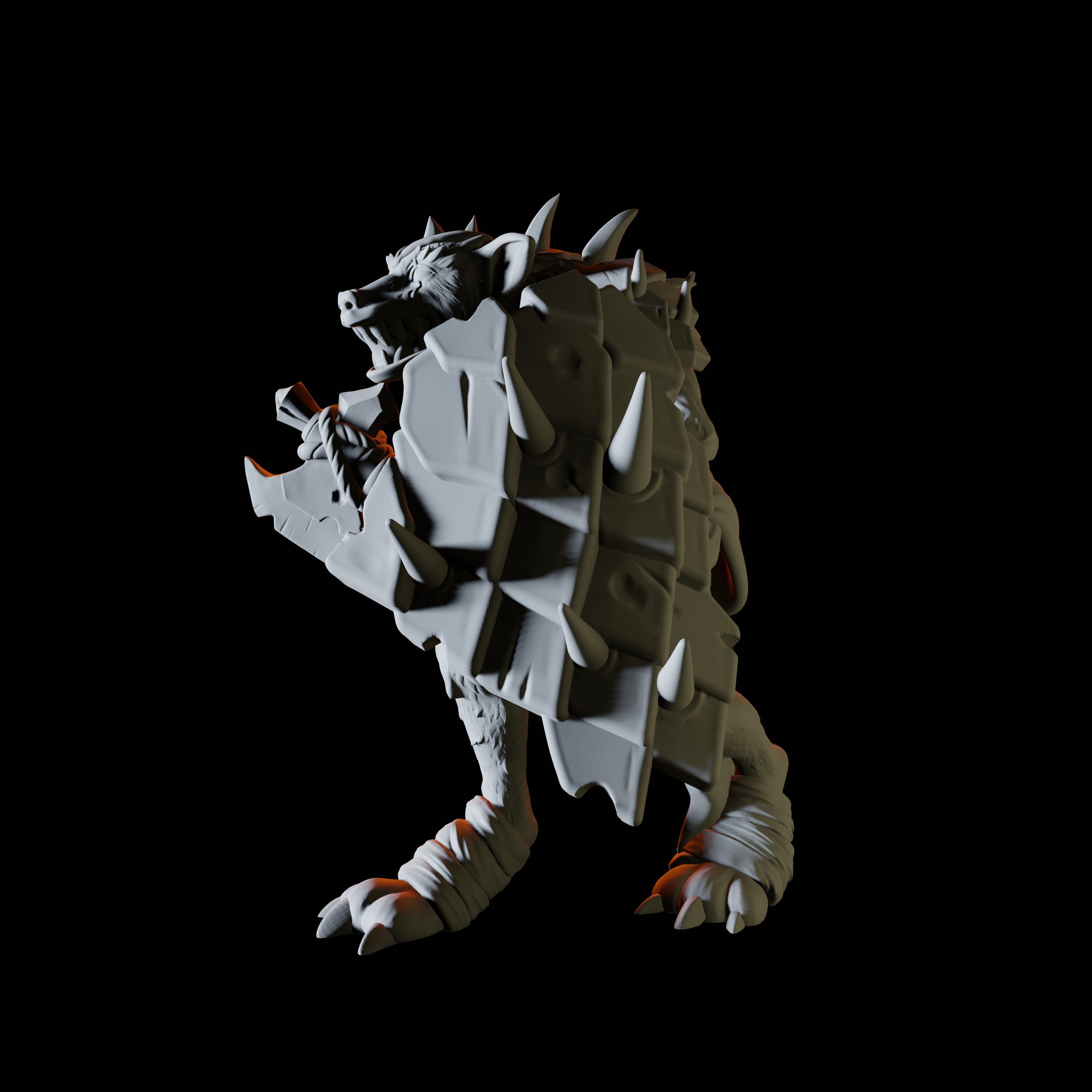 Gnoll Miniature for Dungeons and Dragons - Myth Forged