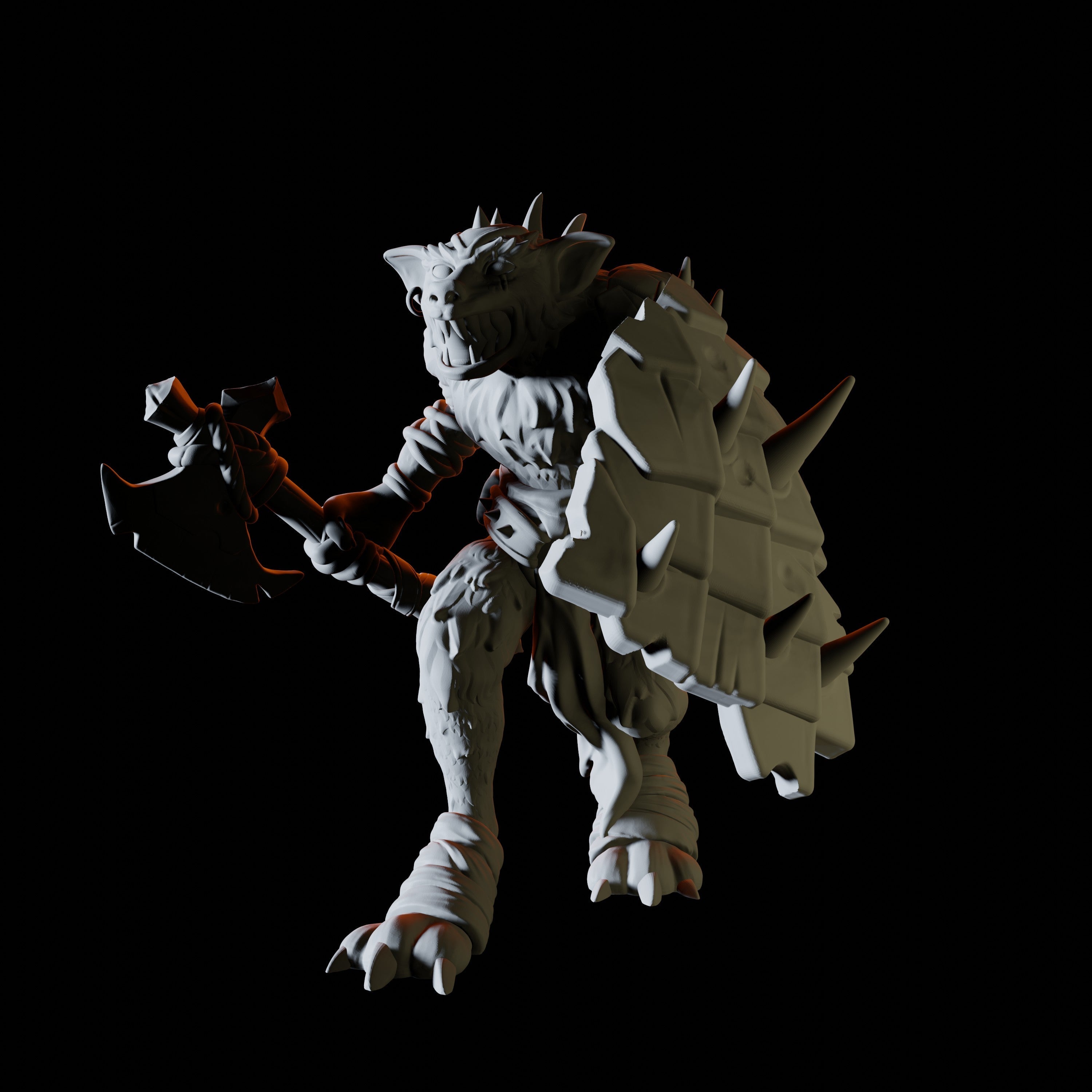 Gnoll Miniature for Dungeons and Dragons - Myth Forged