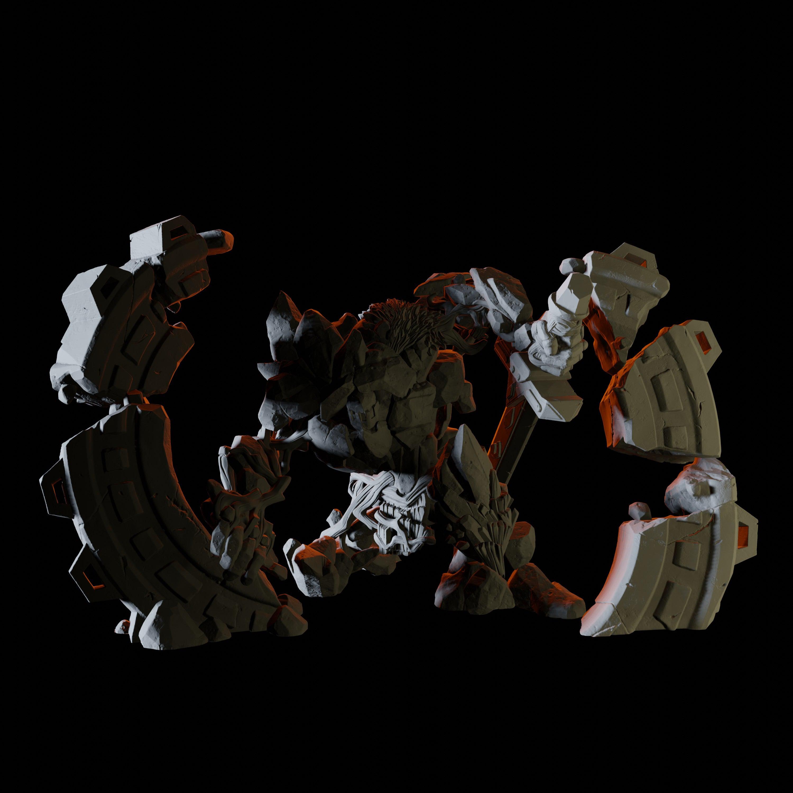 Stone Golem Miniature for Dungeons and Dragons - Myth Forged