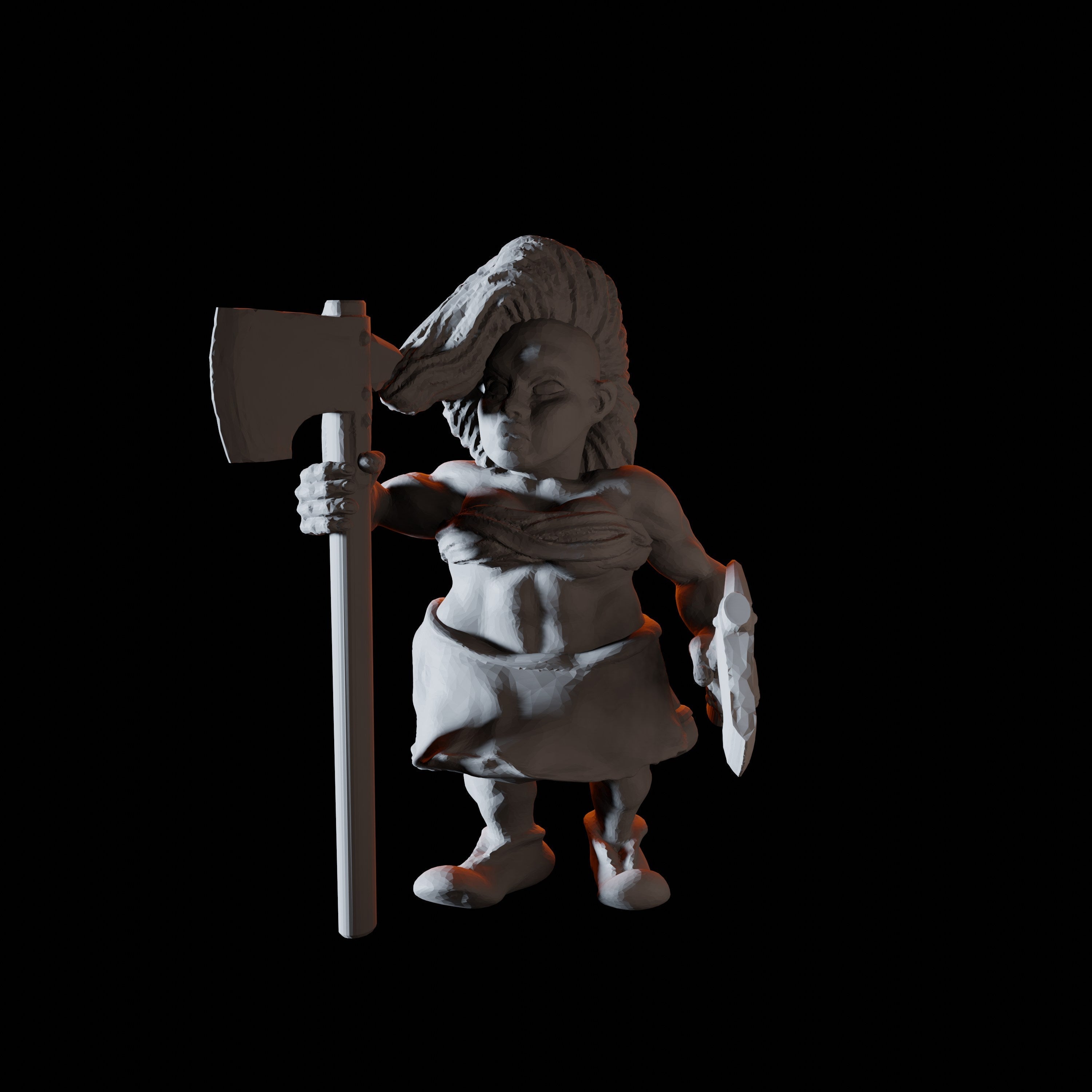Ten Dwarf Barbarians Miniatures for Dungeons and Dragons - Myth Forged