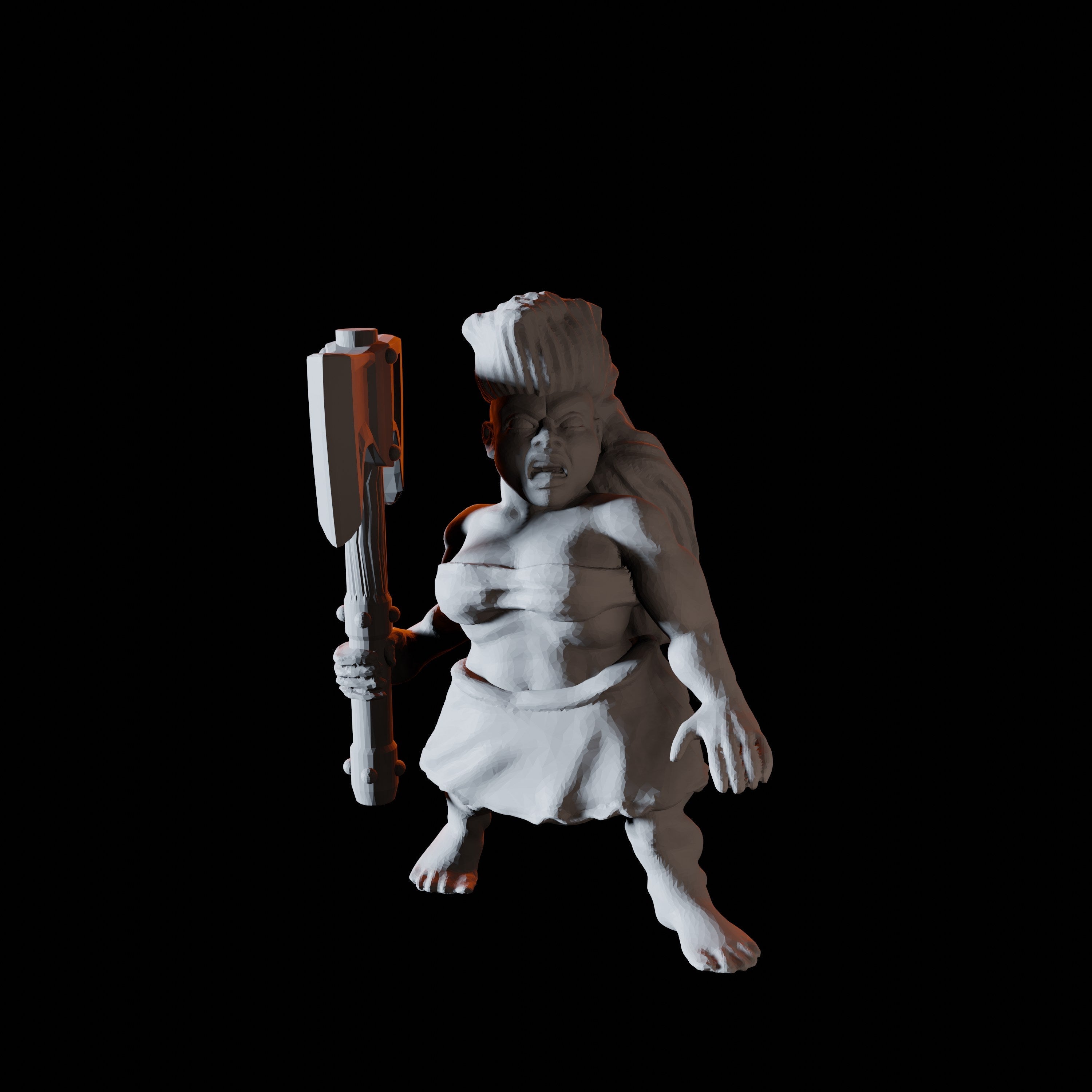 Ten Dwarf Barbarians Miniatures for Dungeons and Dragons - Myth Forged