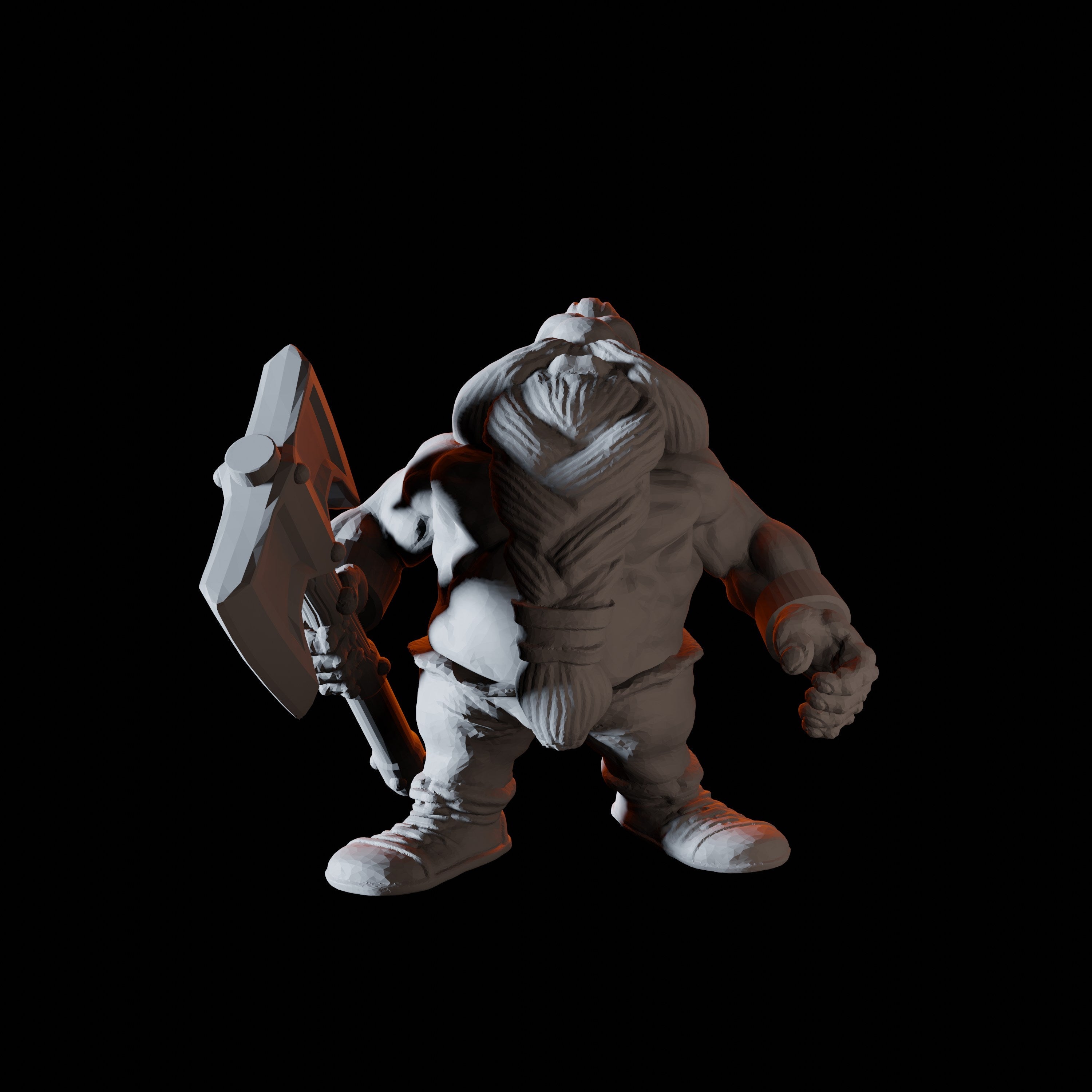 Ten Dwarf Barbarians Miniatures for Dungeons and Dragons - Myth Forged
