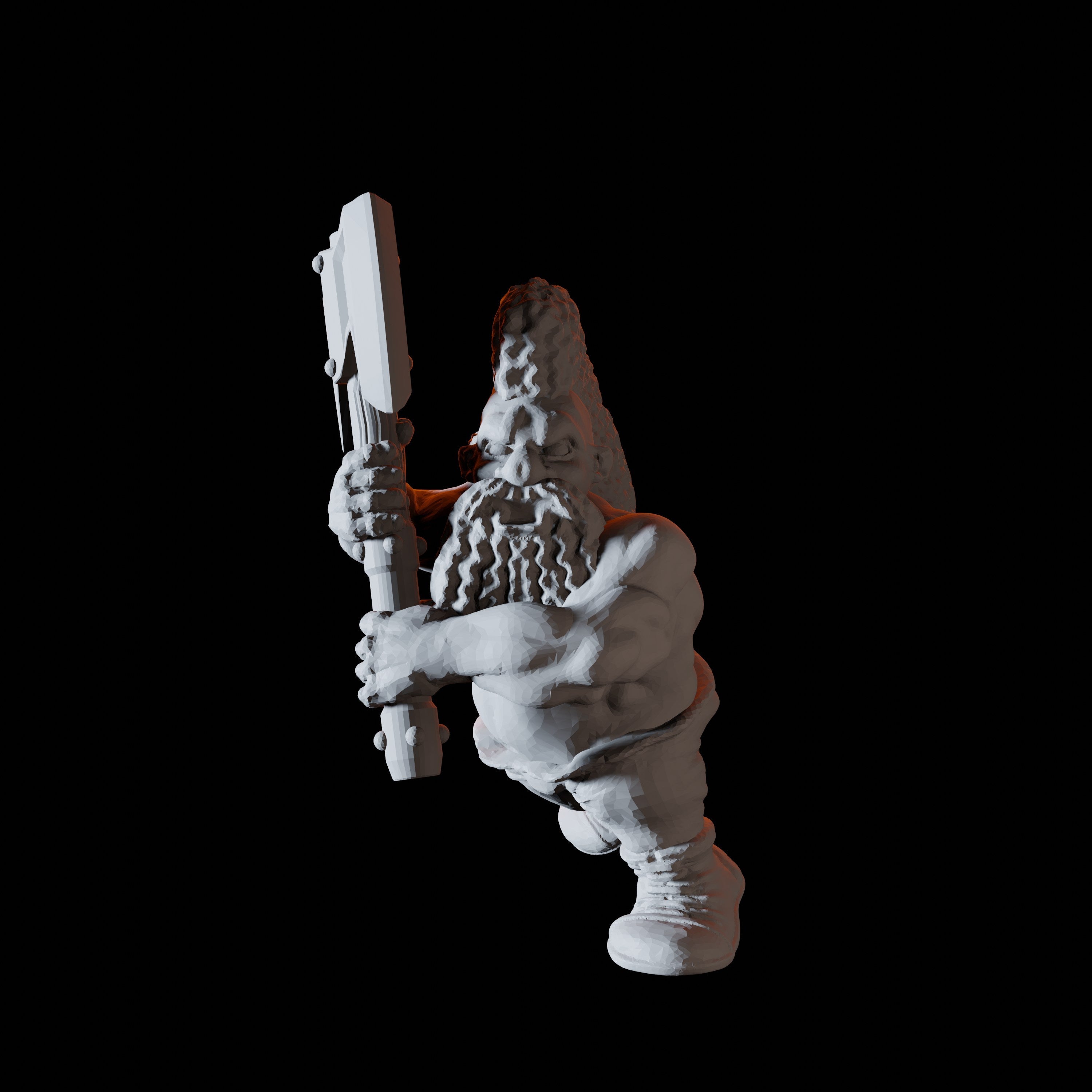 Ten Dwarf Barbarians Miniatures for Dungeons and Dragons - Myth Forged
