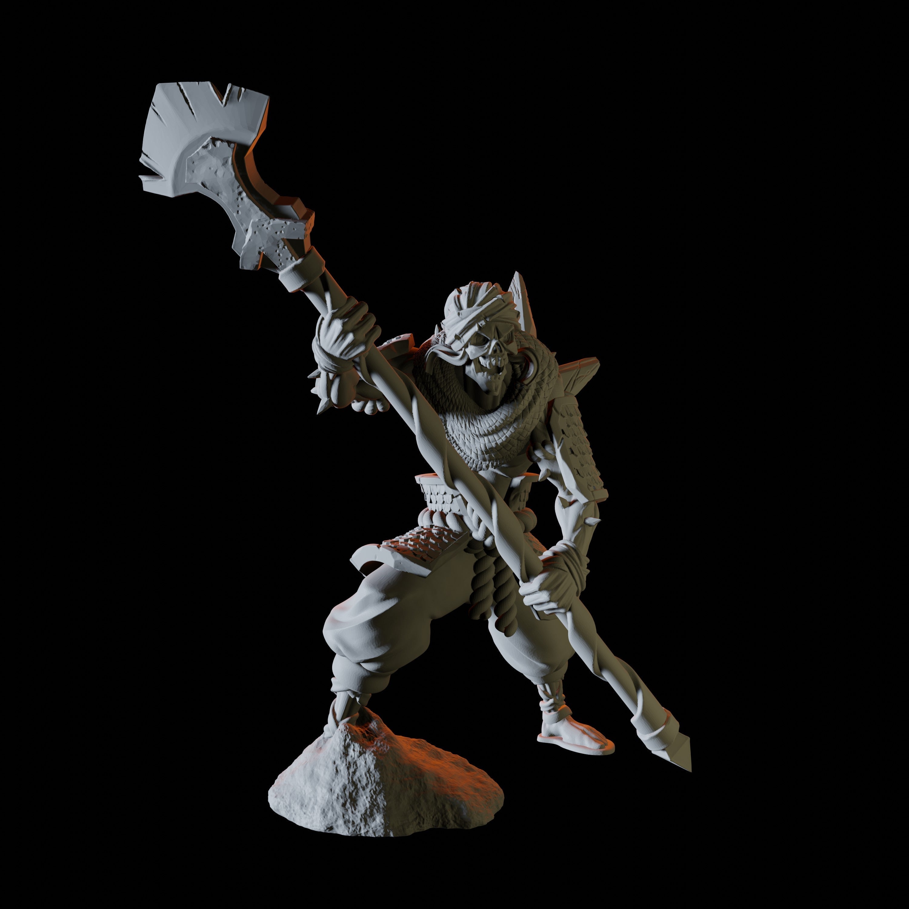 Three Desert Skeleton Miniatures for Dungeons and Dragons - Myth Forged