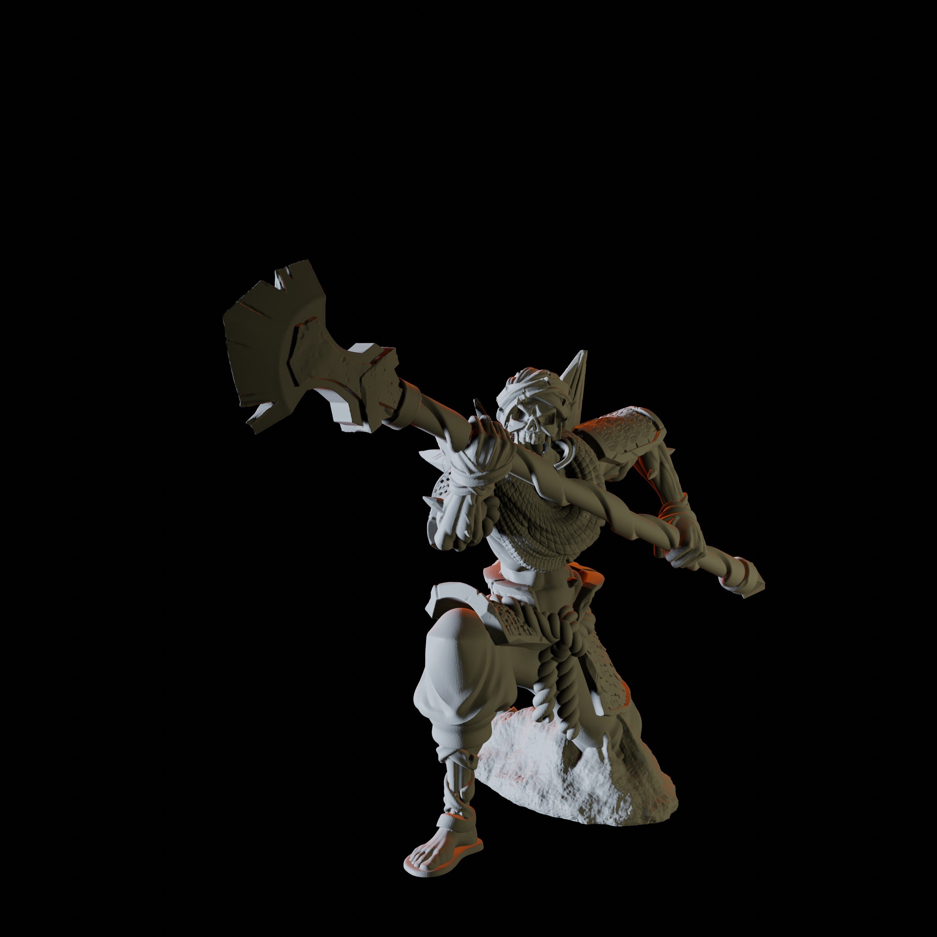 Three Desert Skeleton Miniatures for Dungeons and Dragons - Myth Forged