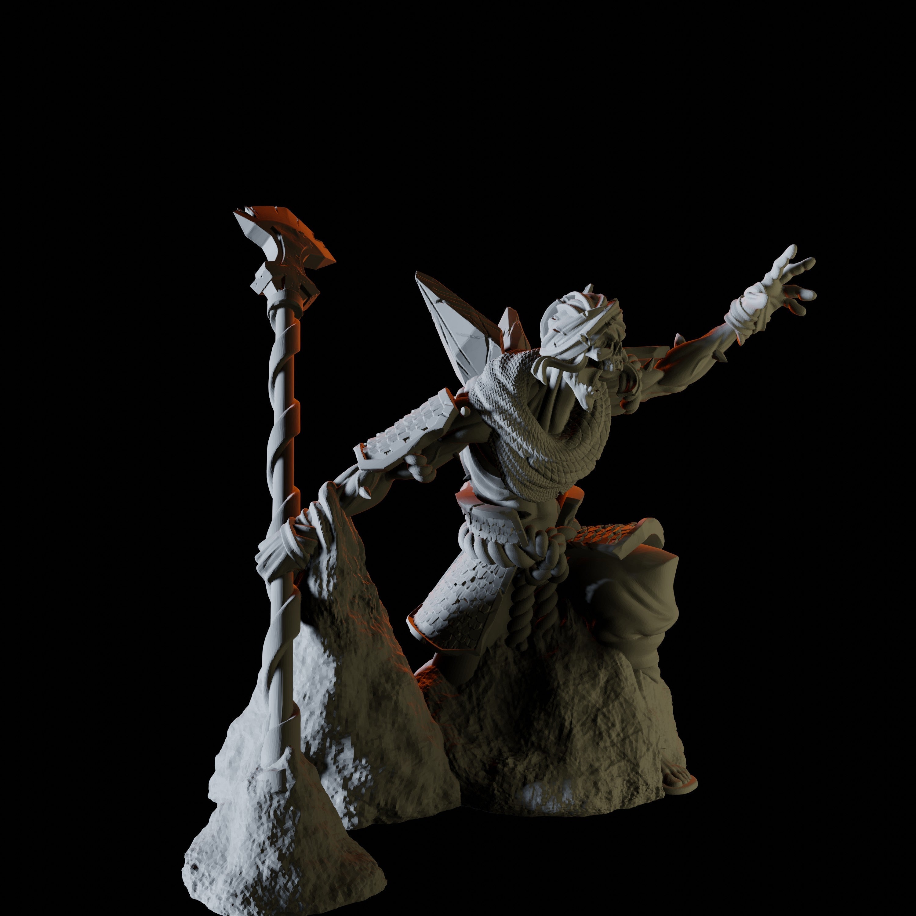 Three Desert Skeleton Miniatures for Dungeons and Dragons - Myth Forged