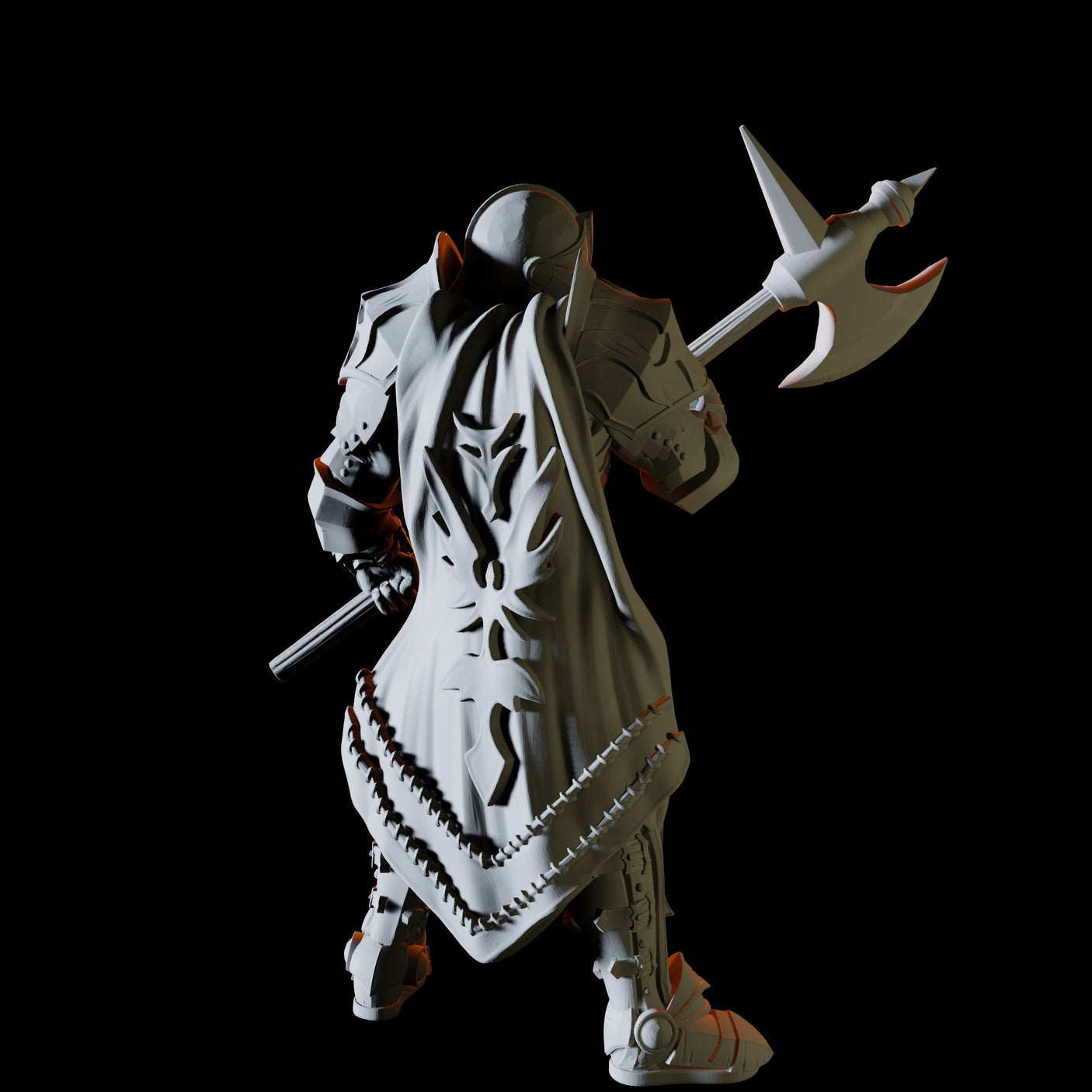 Three Royal Knights Miniature for Dungeons and Dragons, Pathfinder or other TTRPGs