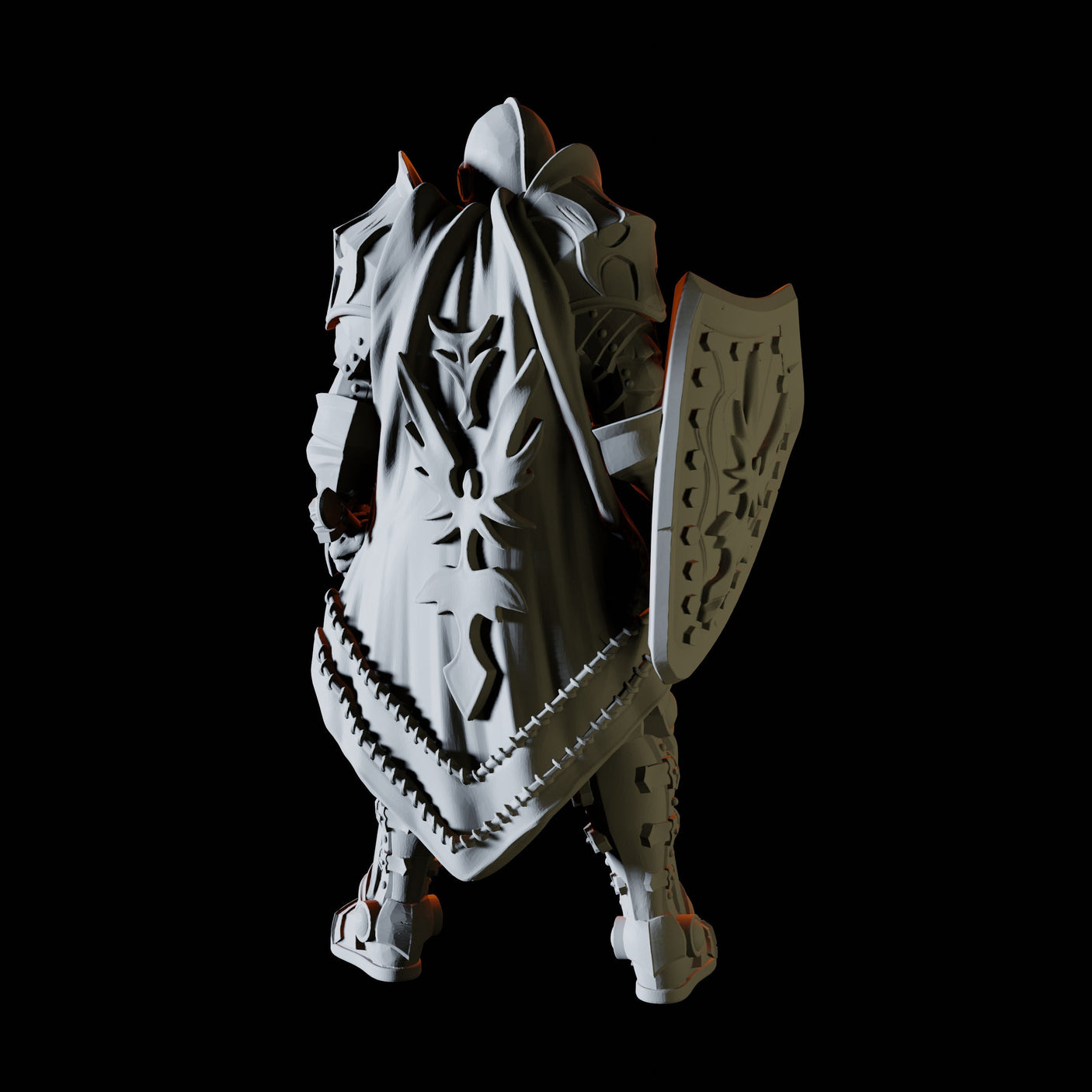 Three Royal Knights Miniature for Dungeons and Dragons, Pathfinder or other TTRPGs