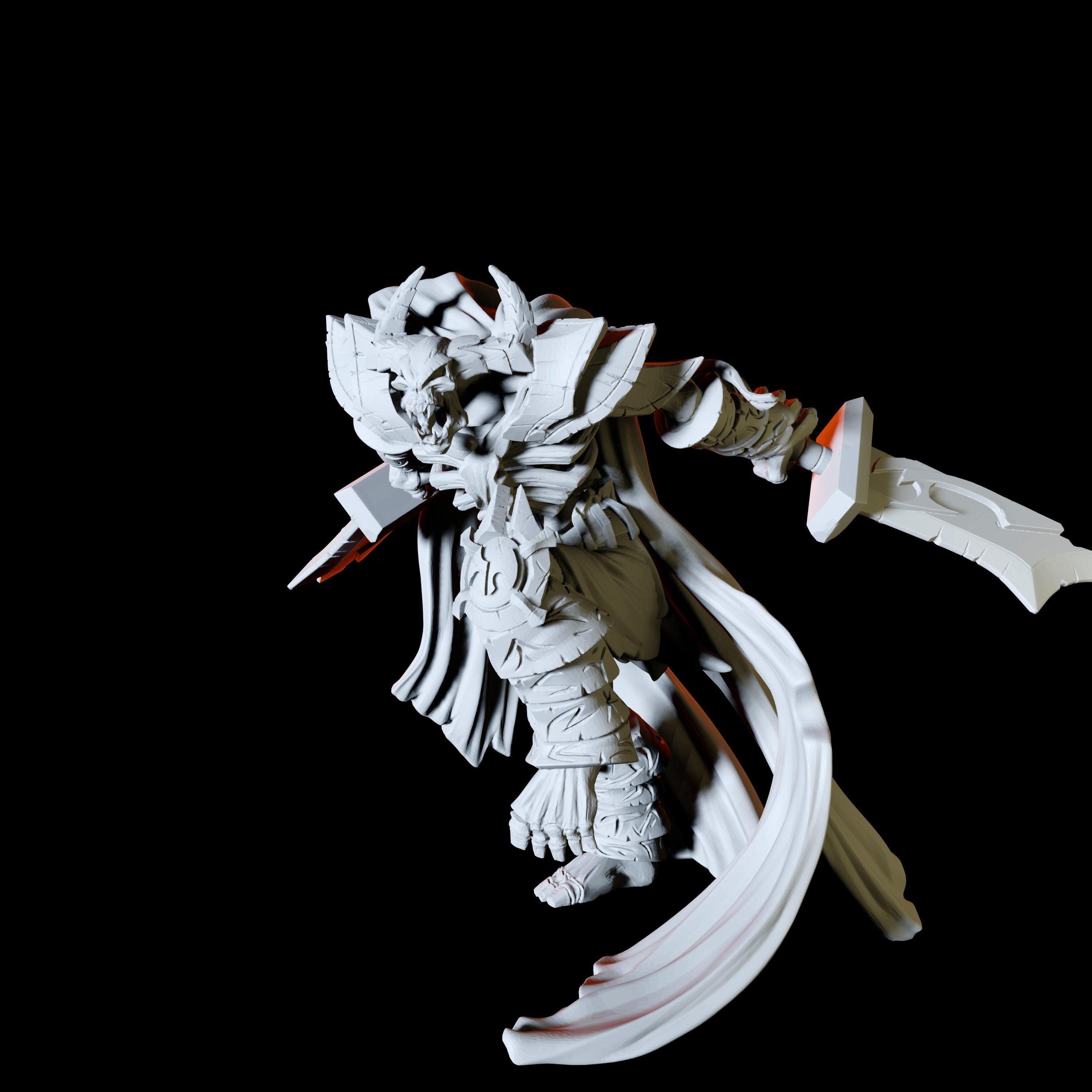 Skeleton Demon Miniature for Dungeons and Dragons - Myth Forged