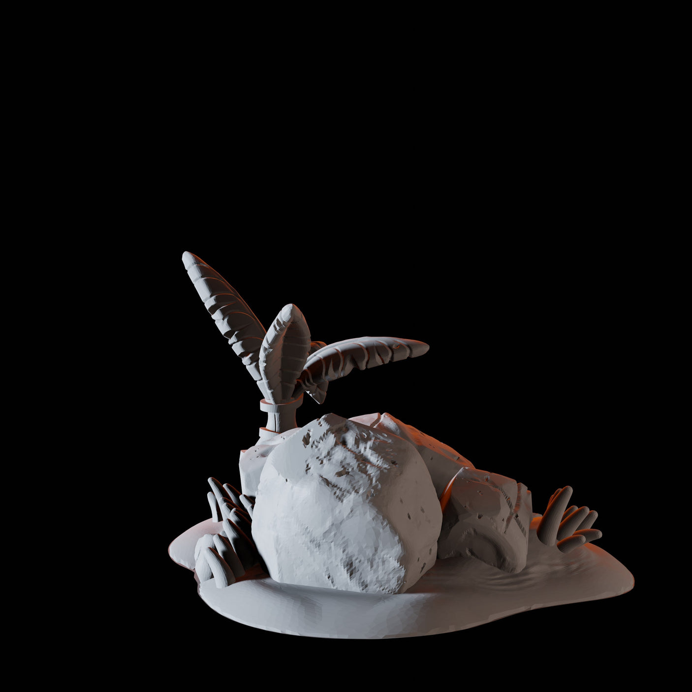 Tiny Palm Tree Miniature for Dungeons and Dragons, Pathfinder or other TTRPGs