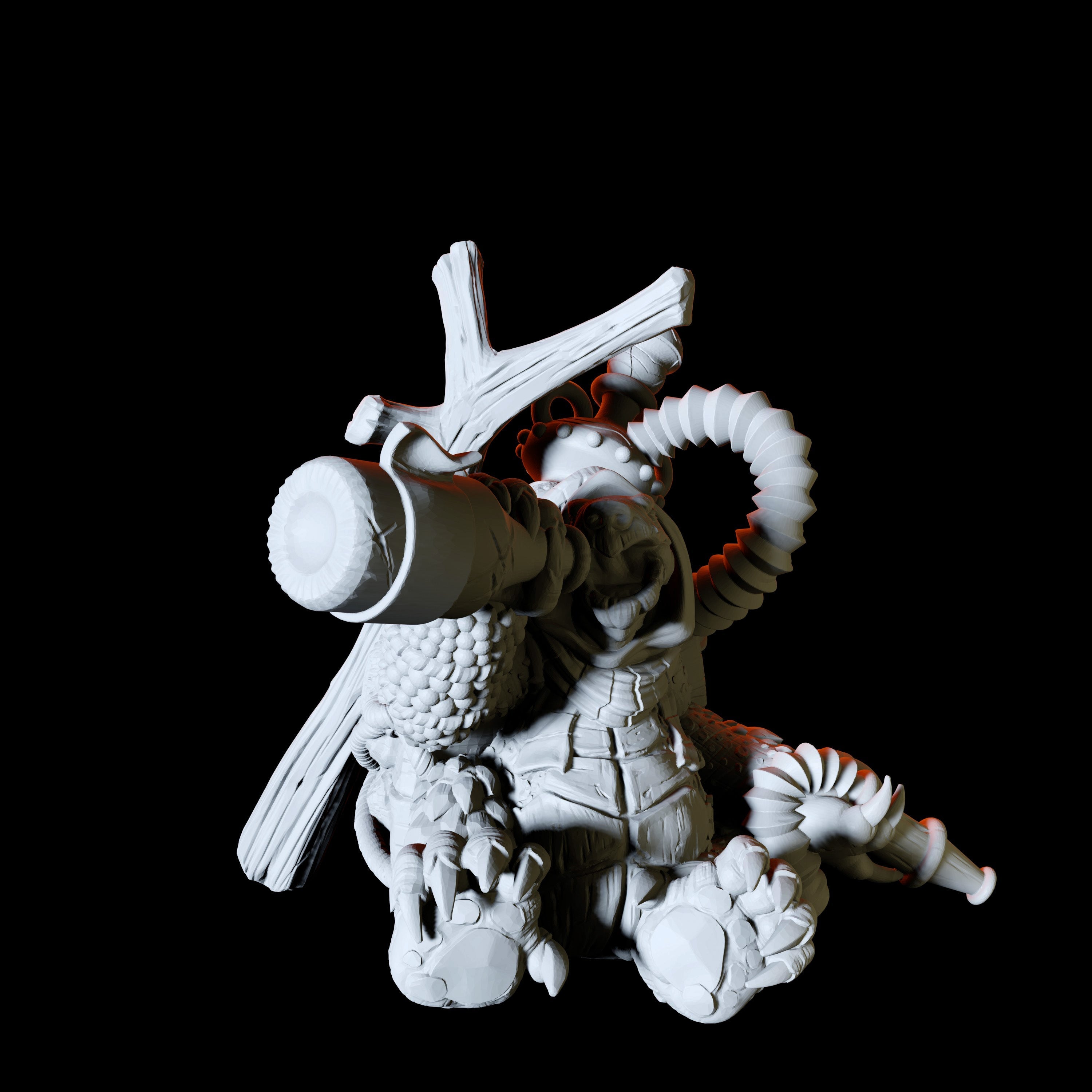 Travelling Tortle Miniature for Dungeons and Dragons - Myth Forged