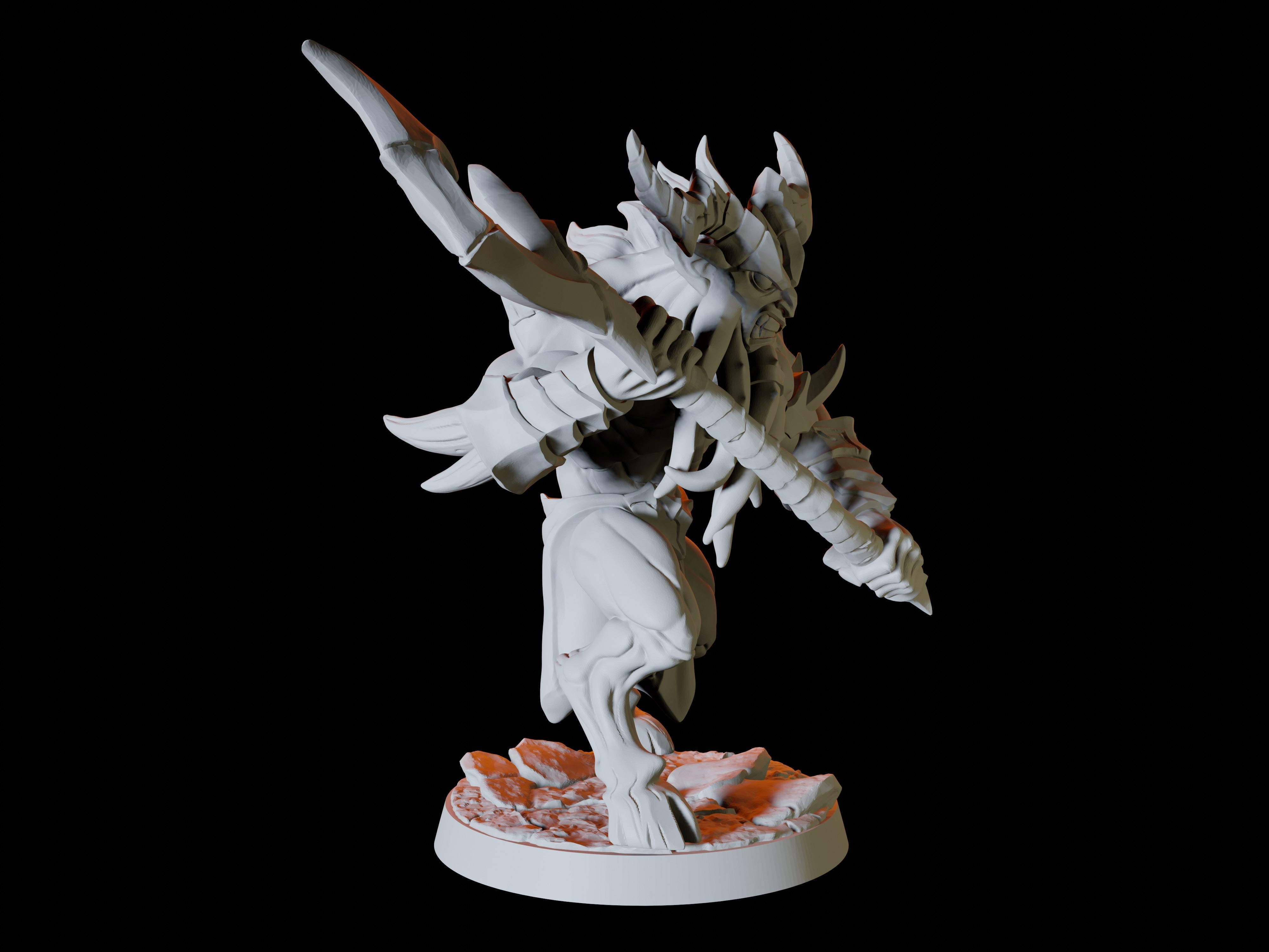 Two Demonic Warrior Miniatures for Dungeons and Dragons - Myth Forged