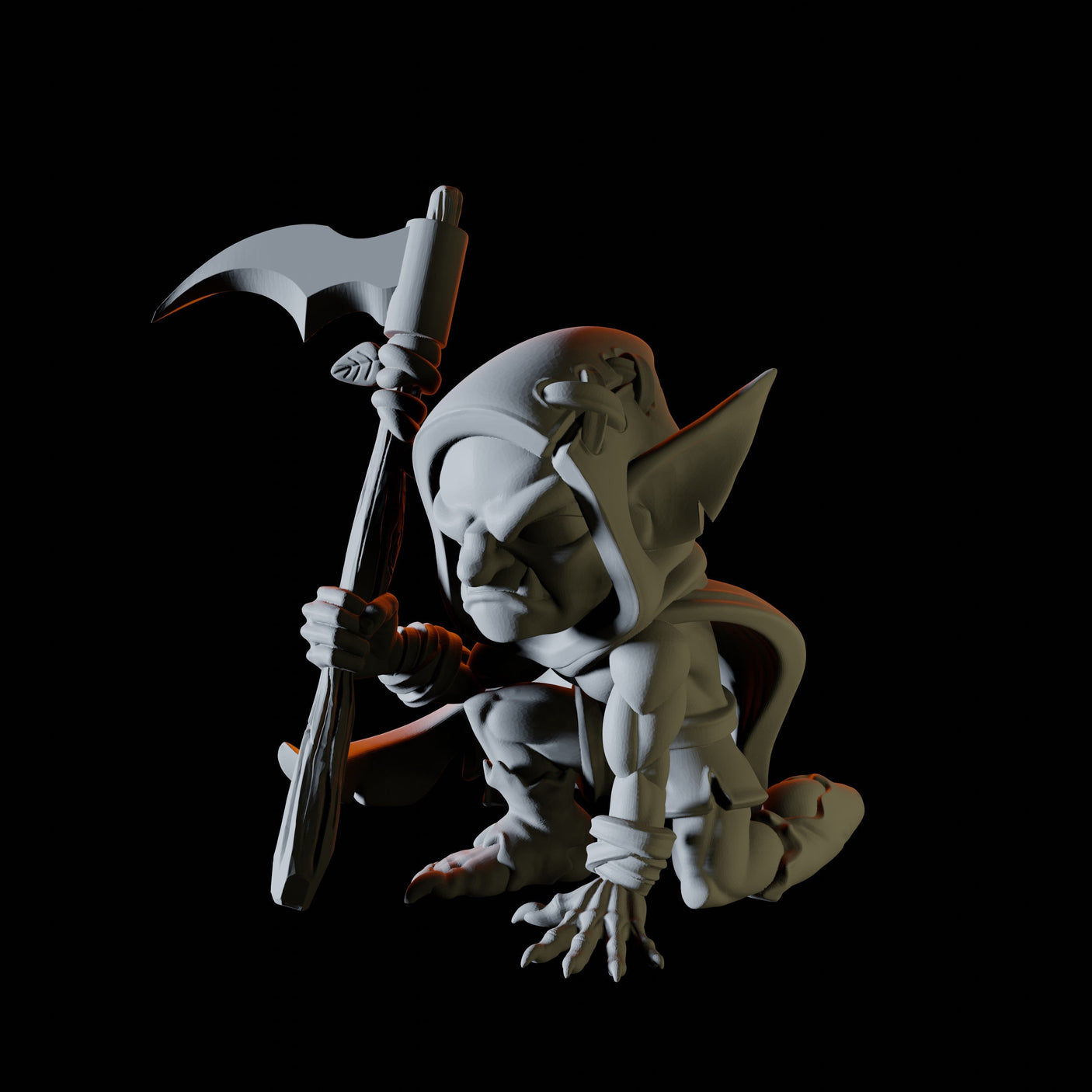 Two Forest Goblins Miniature for Dungeons and Dragons, Pathfinder or other TTRPGs