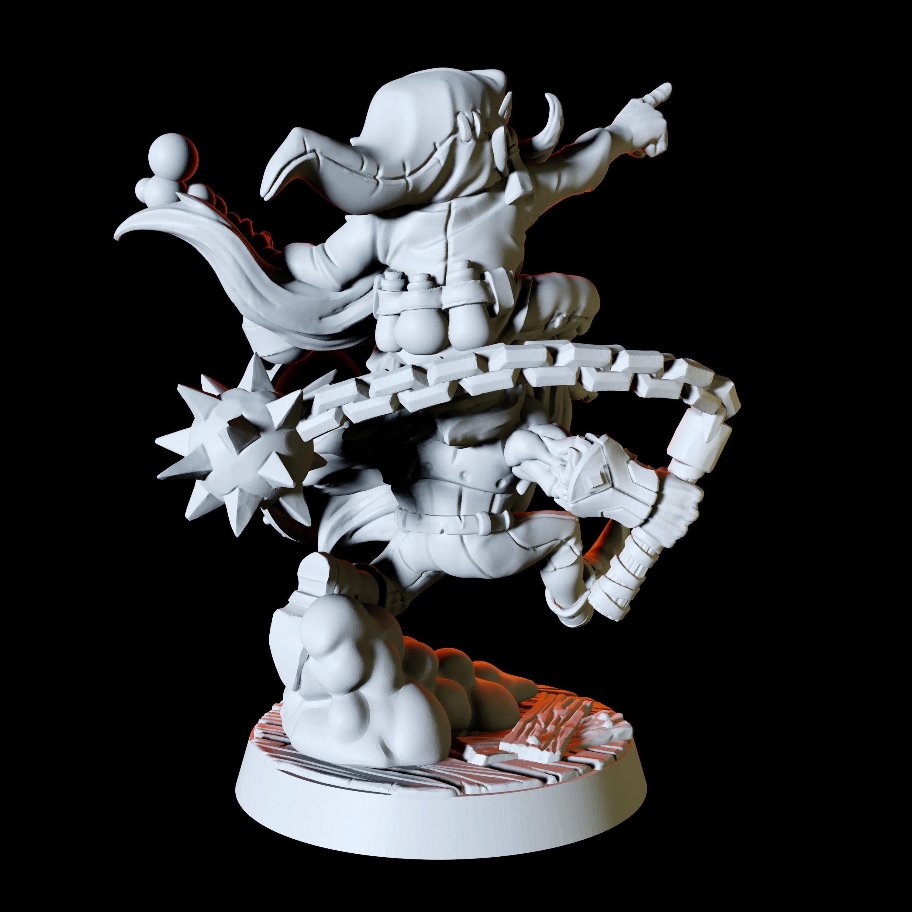 Two Gnome Miniature for Dungeons and Dragons - Myth Forged