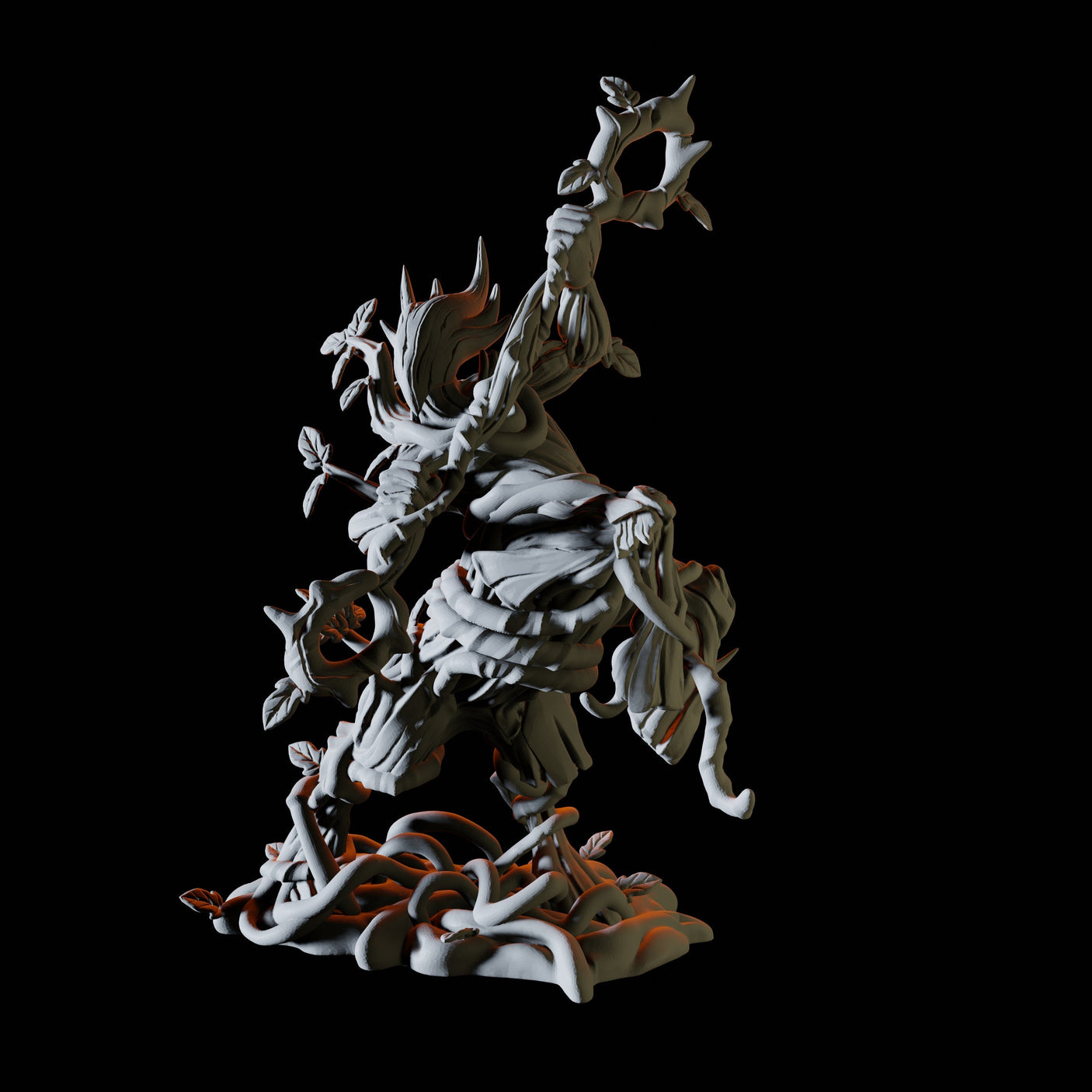 Two Plant Centaurs Miniature for Dungeons and Dragons, Pathfinder or other TTRPGs