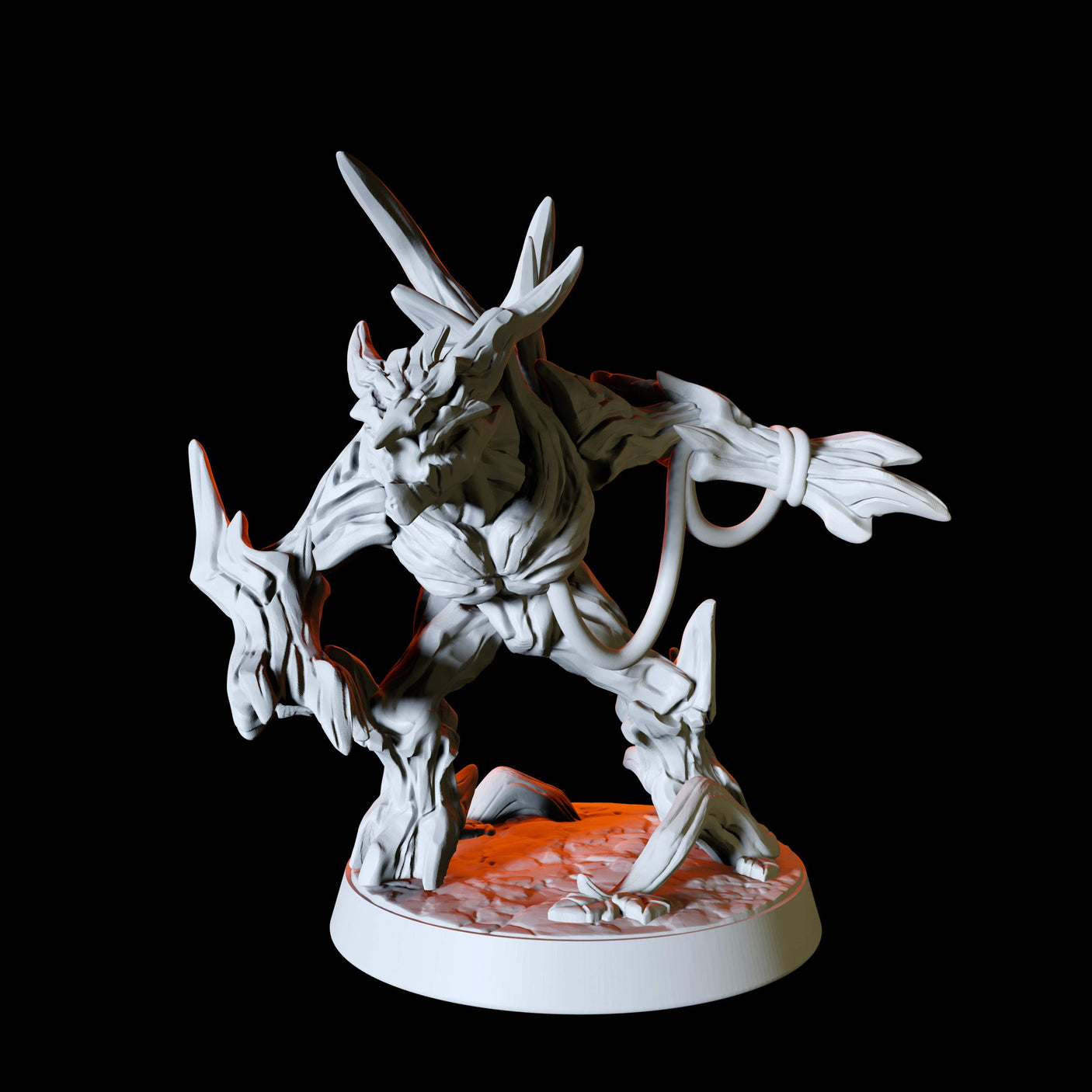 Two Twig Blights Miniature for Dungeons and Dragons, Pathfinder or other TTRPGs