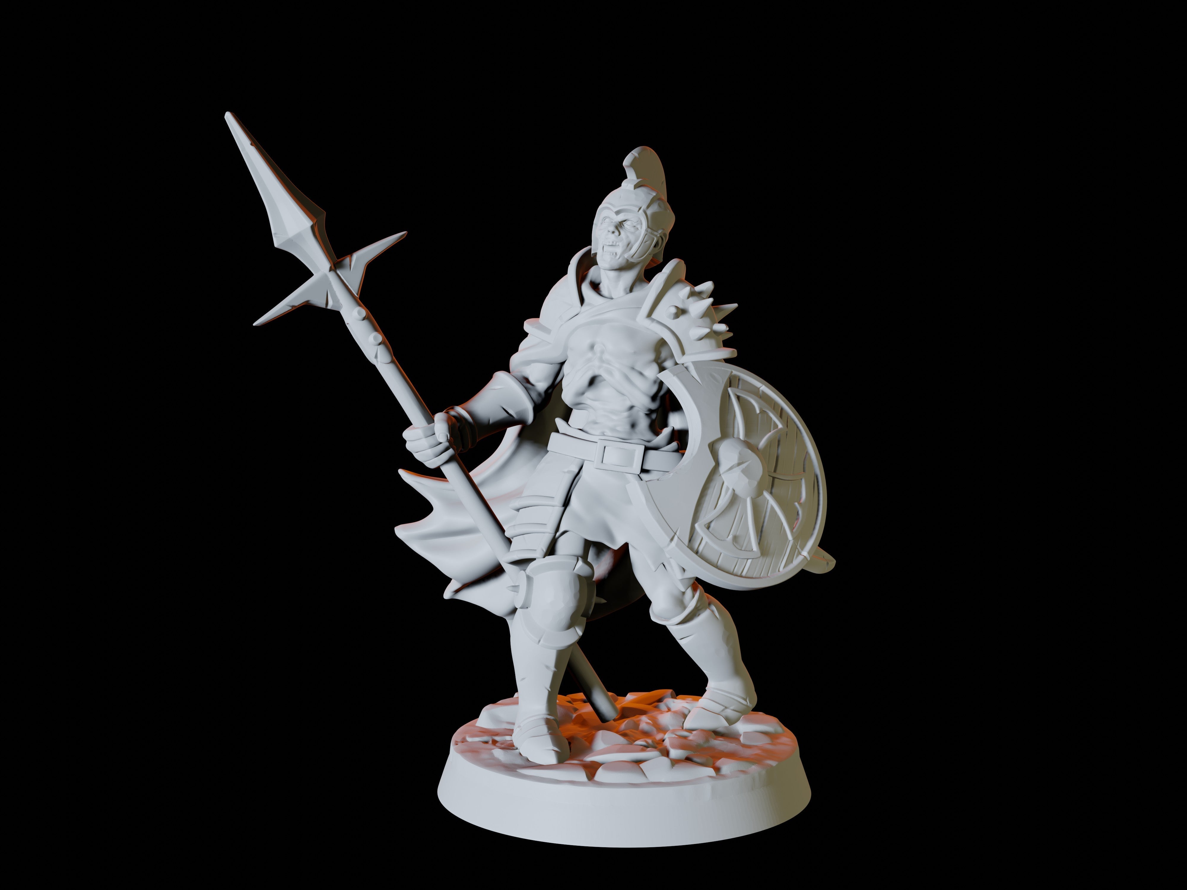 Two Undead Skeleton Warrior Miniatures for Dungeons and Dragons - Myth Forged