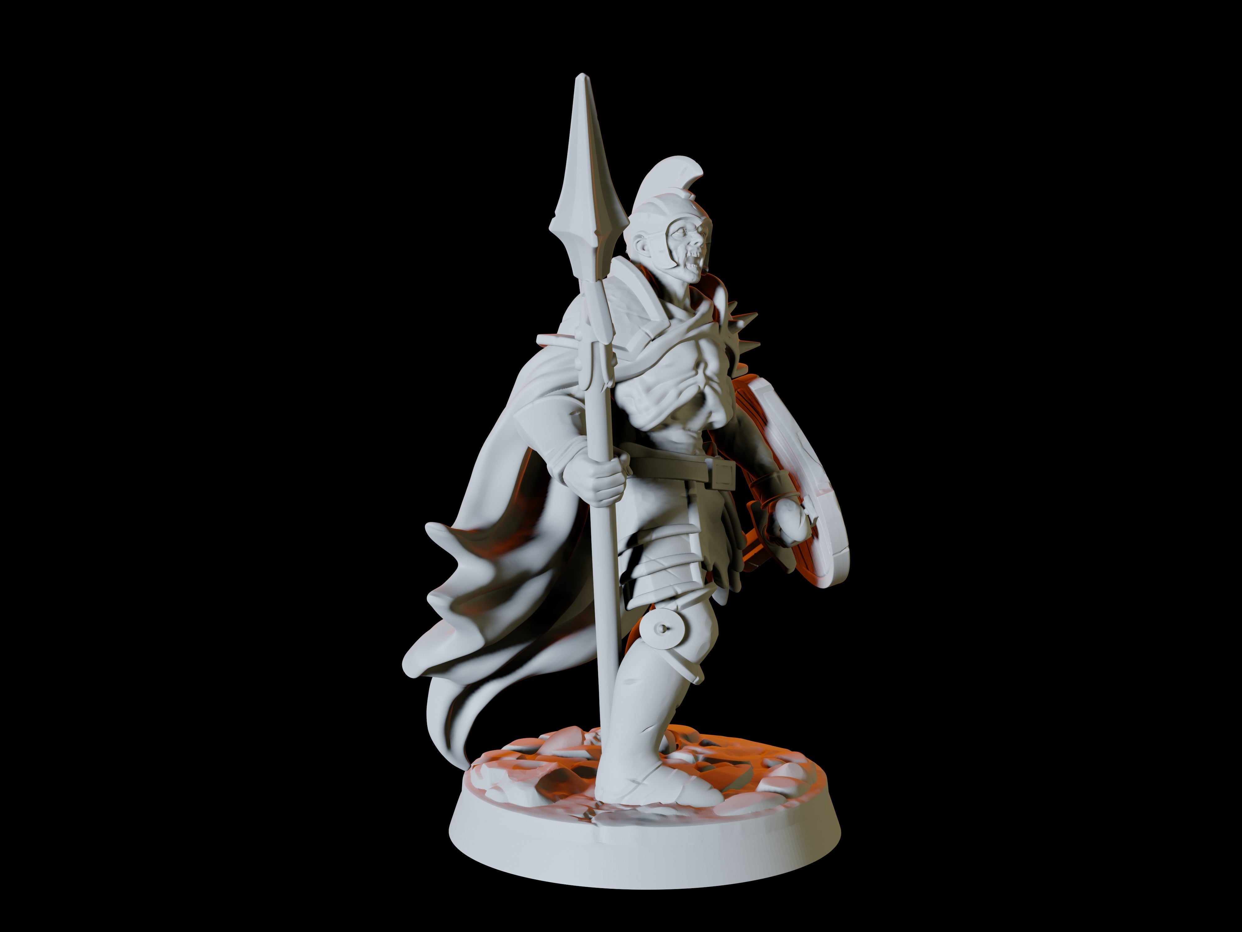 Two Undead Skeleton Warrior Miniatures for Dungeons and Dragons - Myth Forged