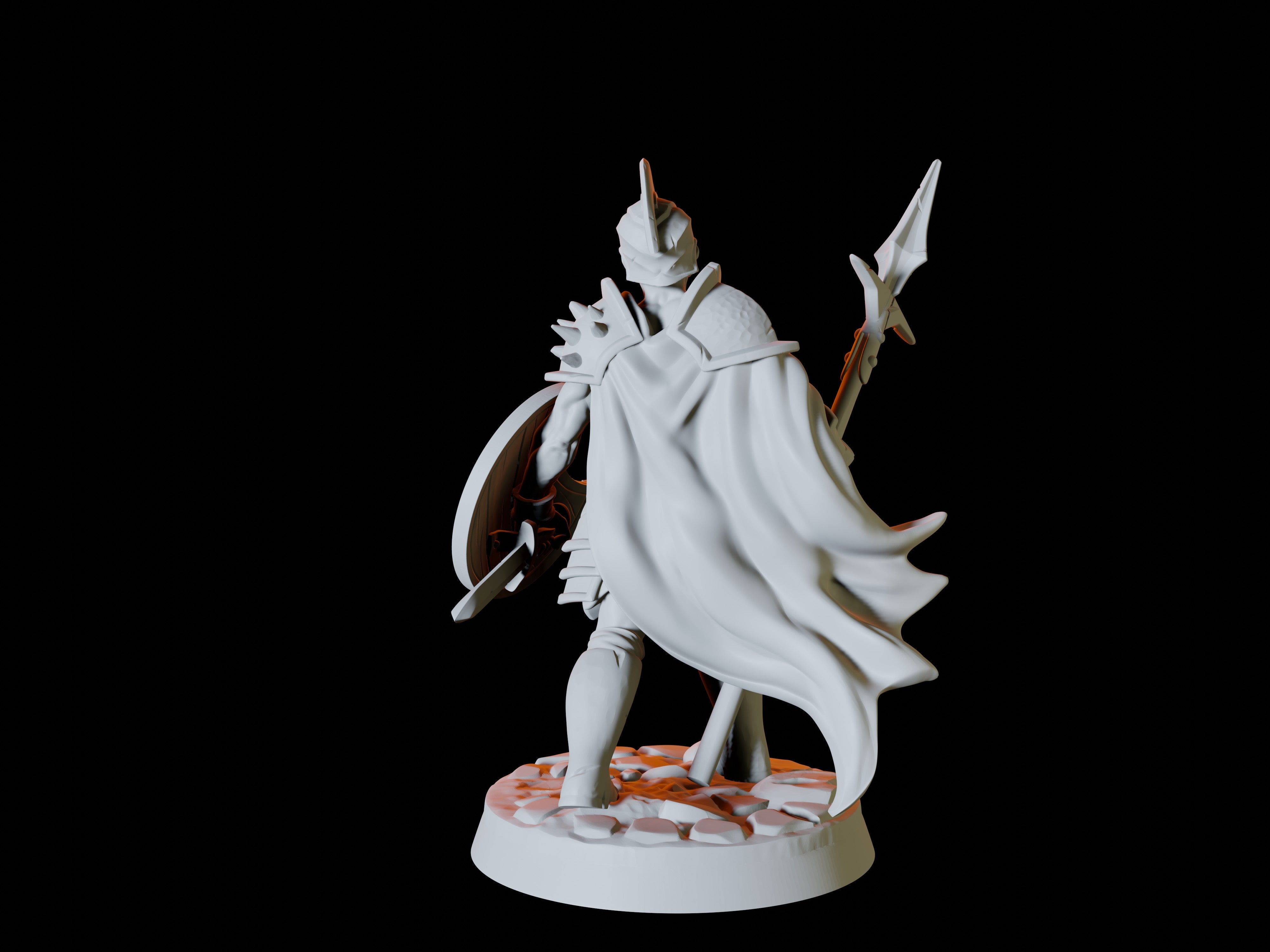 Two Undead Skeleton Warrior Miniatures for Dungeons and Dragons - Myth Forged