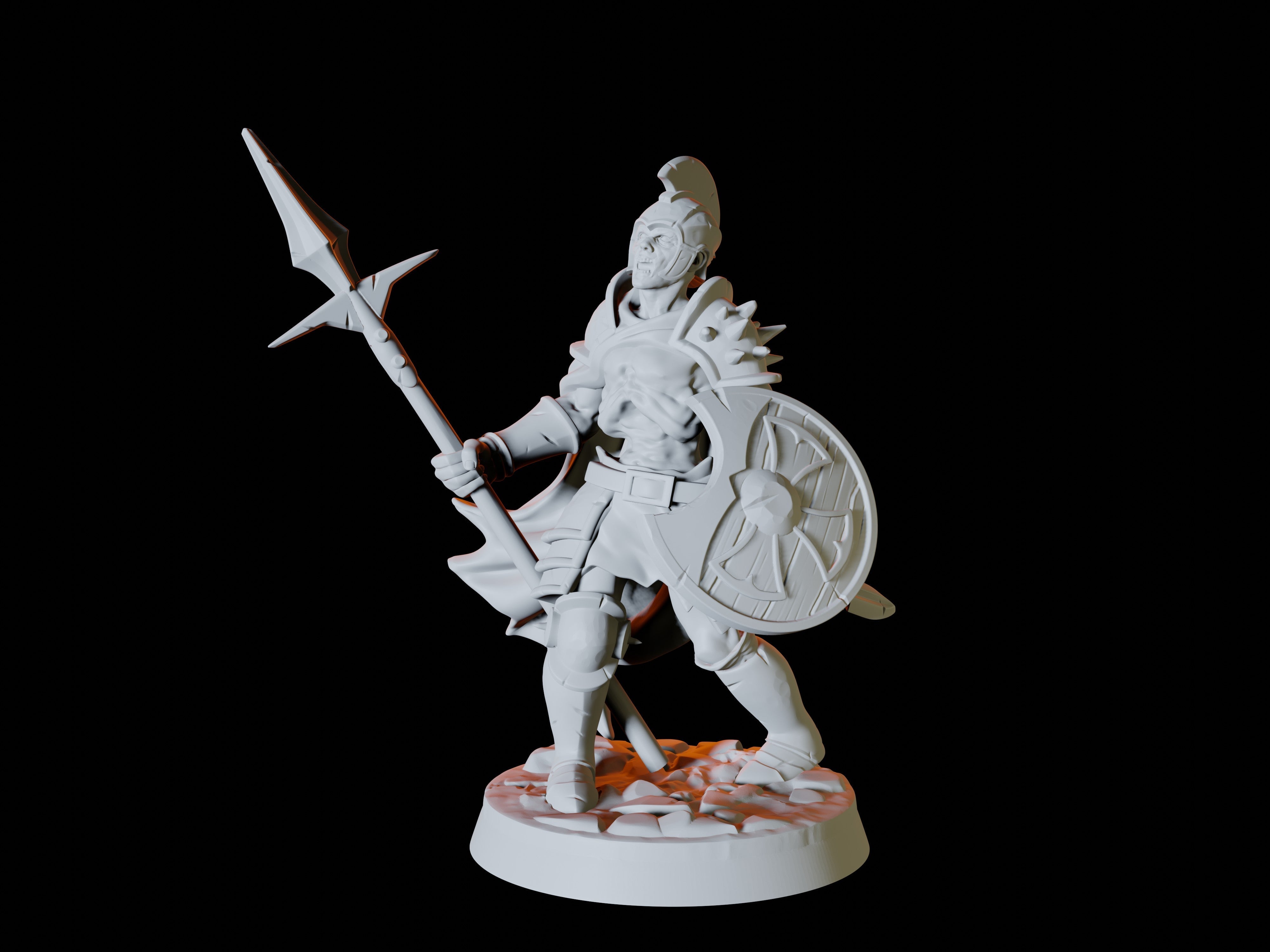 Two Undead Skeleton Warrior Miniatures for Dungeons and Dragons - Myth Forged
