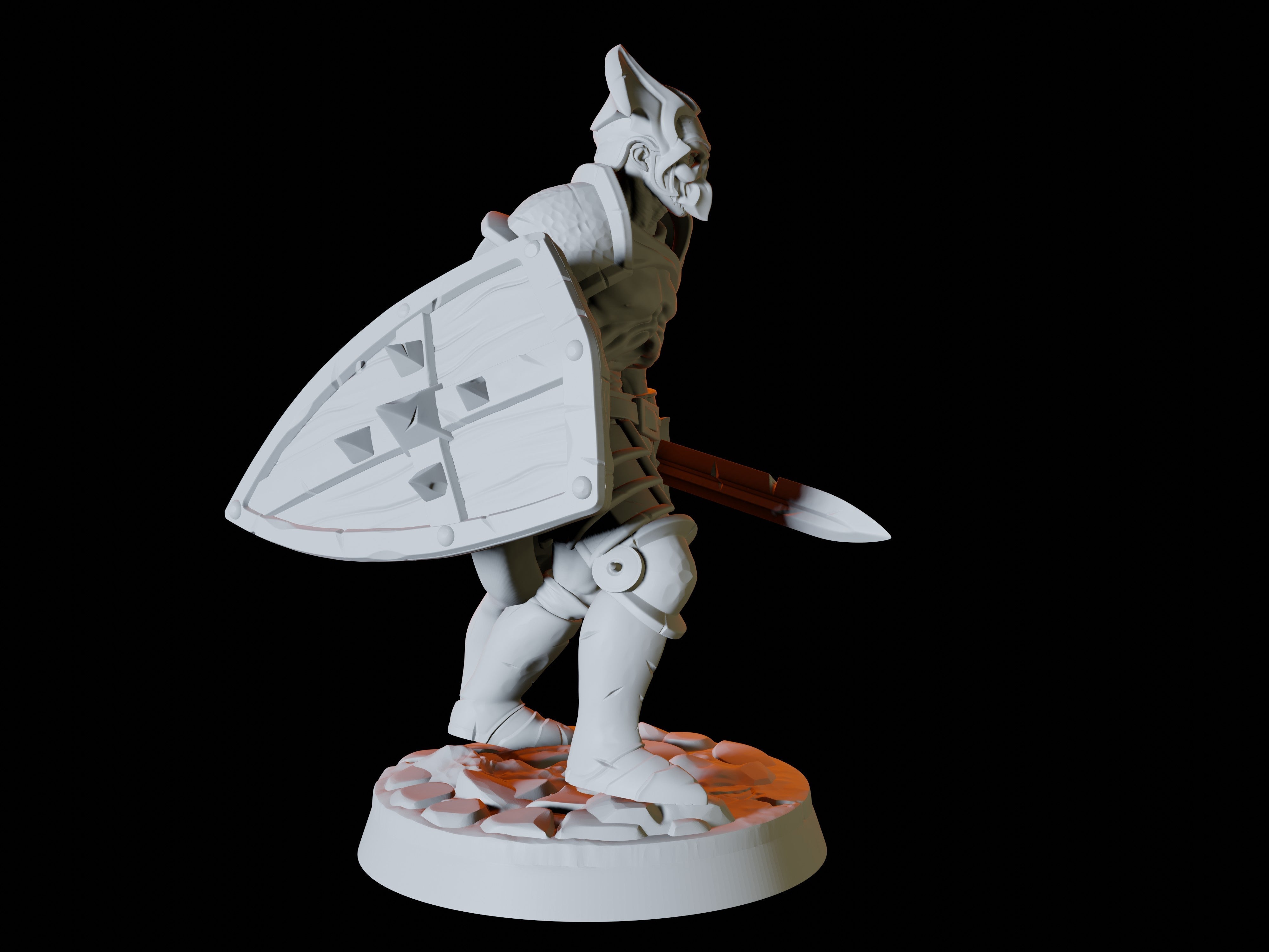 Two Undead Skeleton Warrior Miniatures for Dungeons and Dragons - Myth Forged