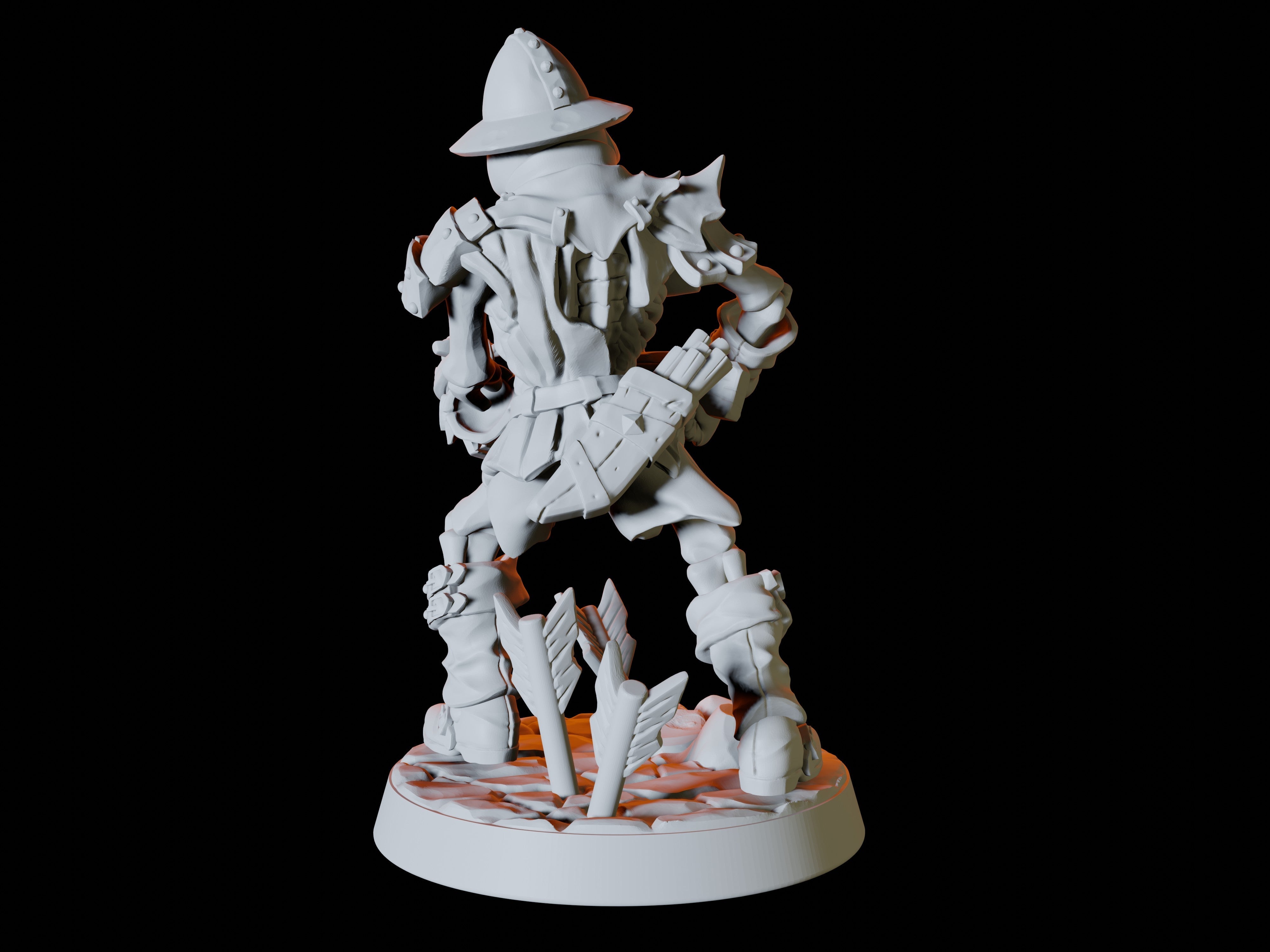 Six Skeleton Miniatures for Dungeons and Dragons - Myth Forged