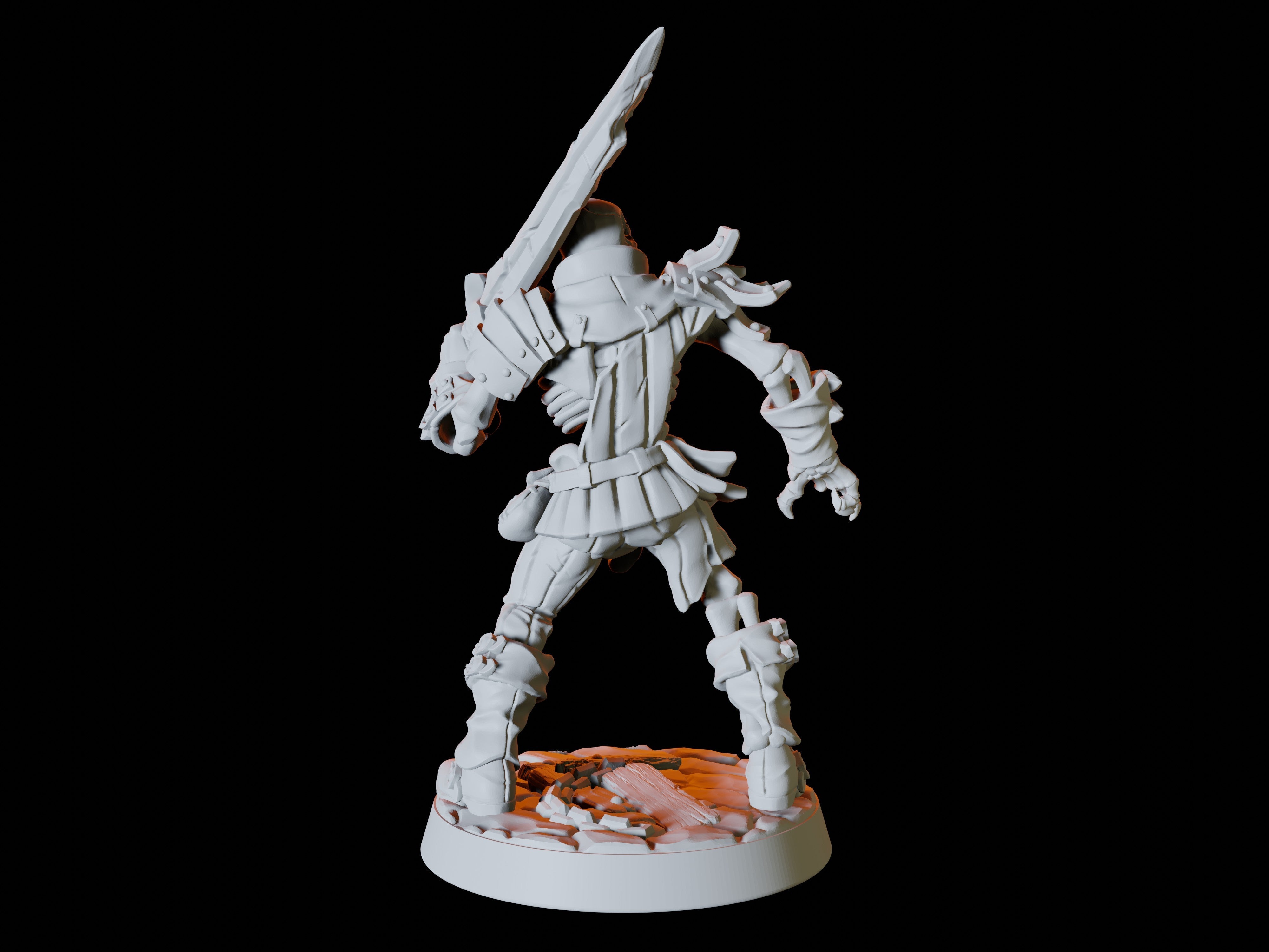 Six Skeleton Miniatures for Dungeons and Dragons - Myth Forged