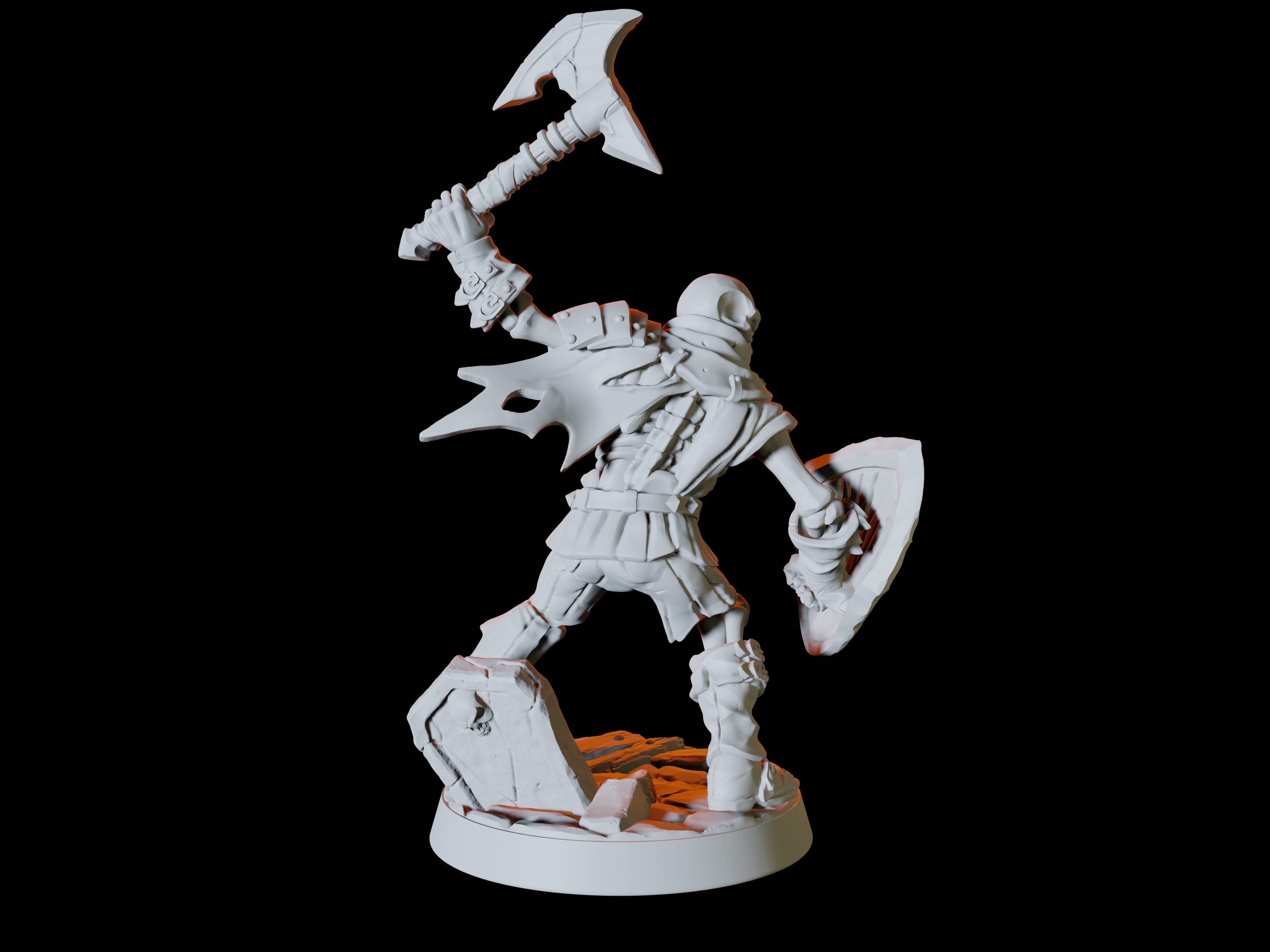 Six Skeleton Miniatures for Dungeons and Dragons - Myth Forged