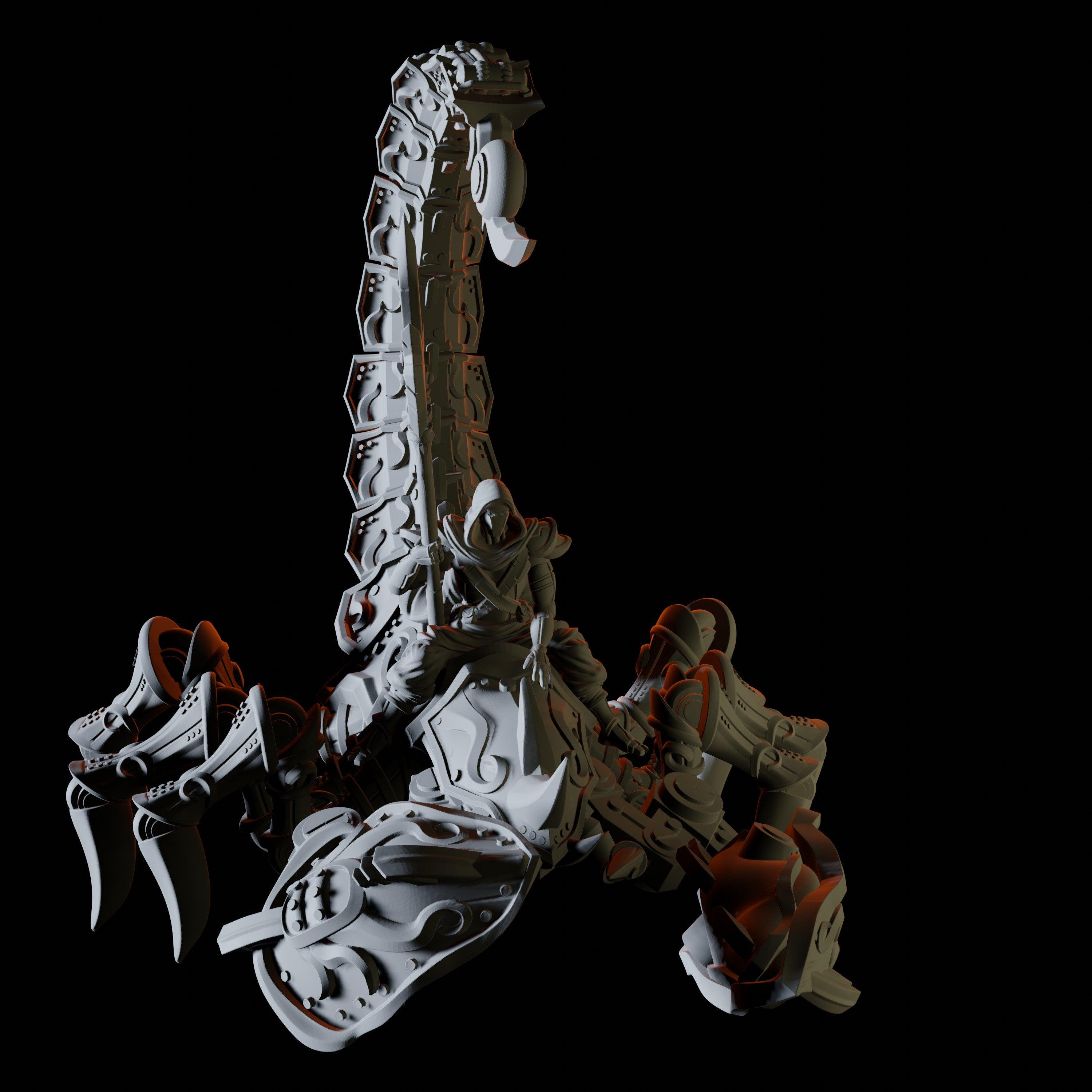 Warforged Giant Scorpion Miniature for Dungeons and Dragons - Myth Forged