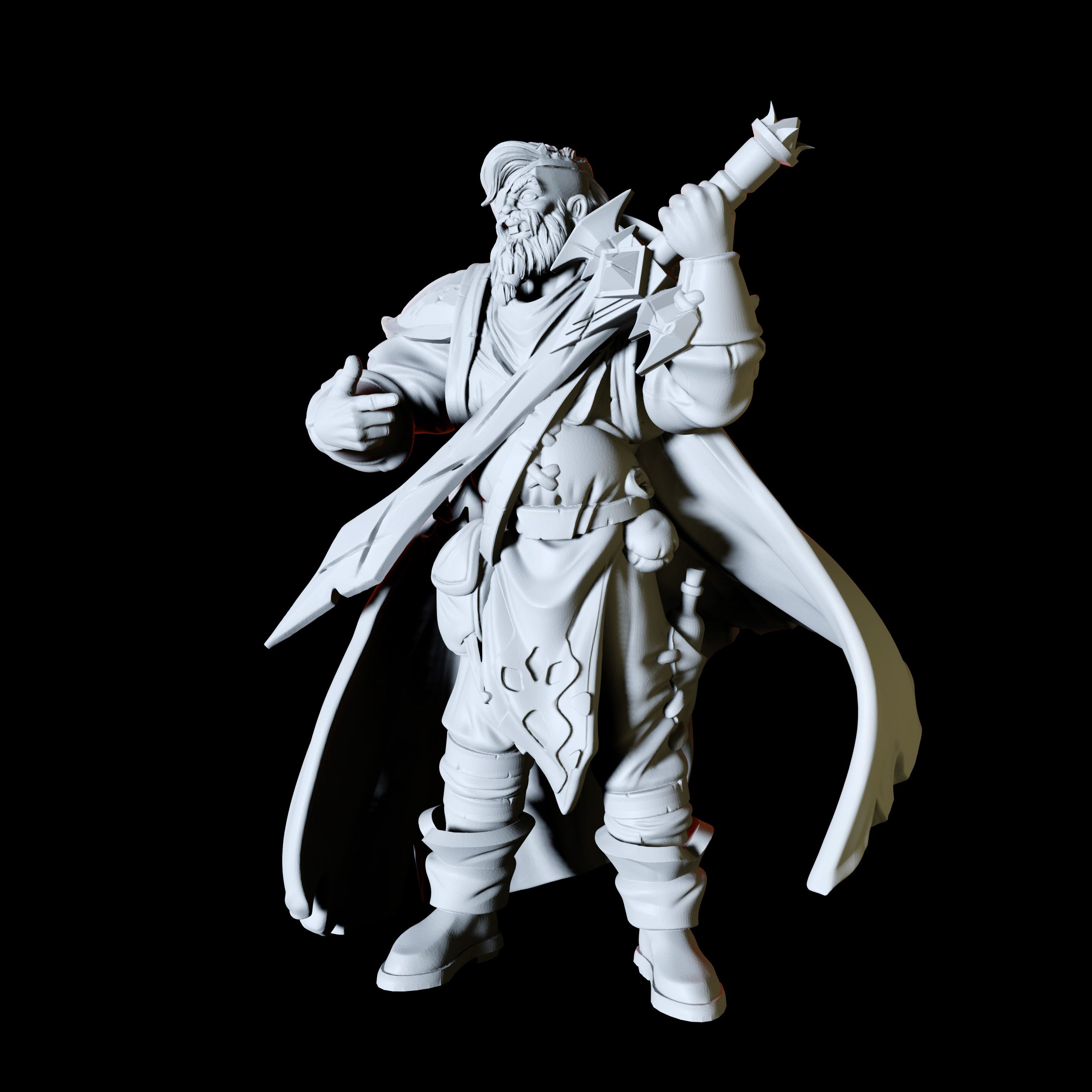 Weapons Dealer Merchant Miniature for Dungeons and Dragons - Myth Forged