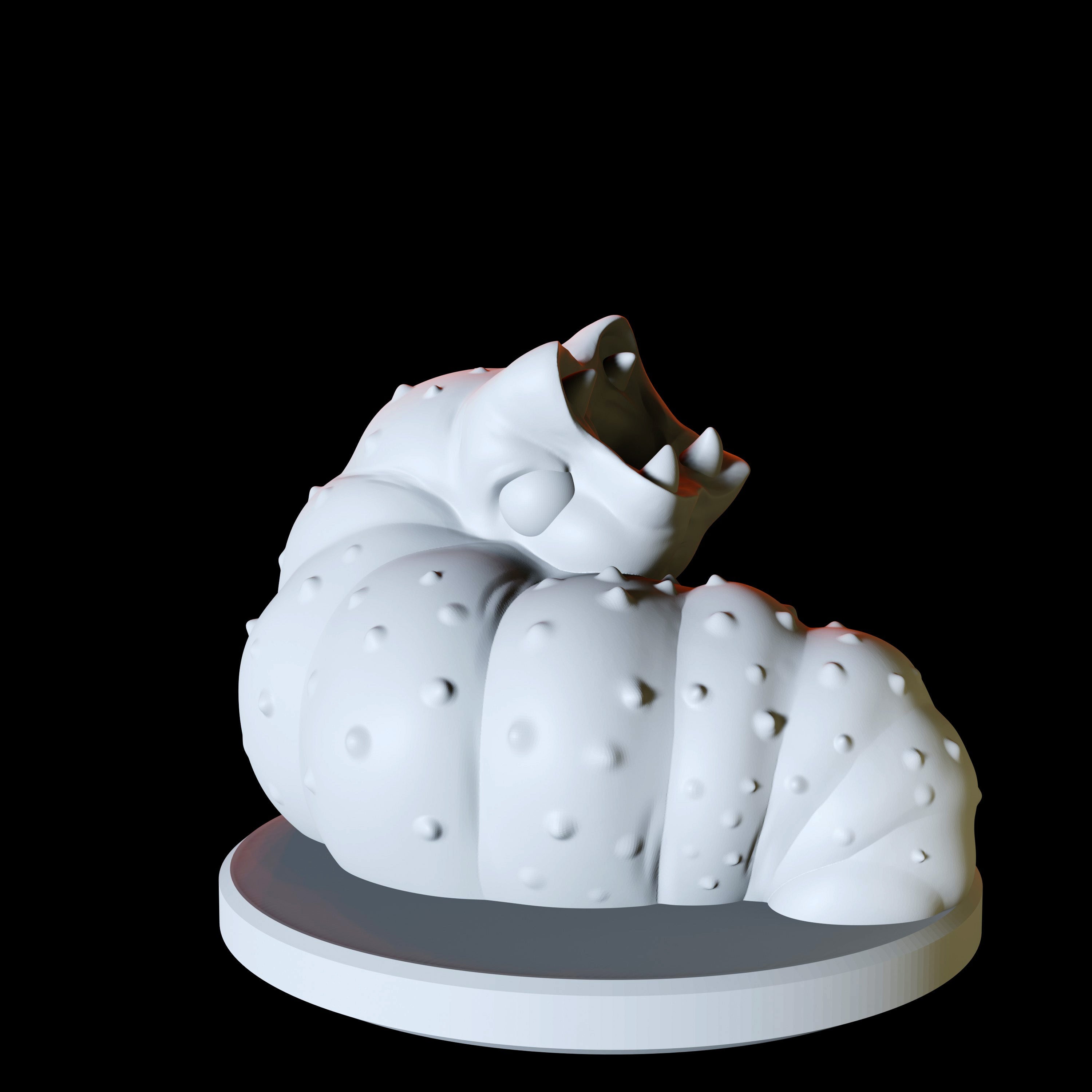 Worm Familiar Miniature for Dungeons and Dragons | Myth Forged