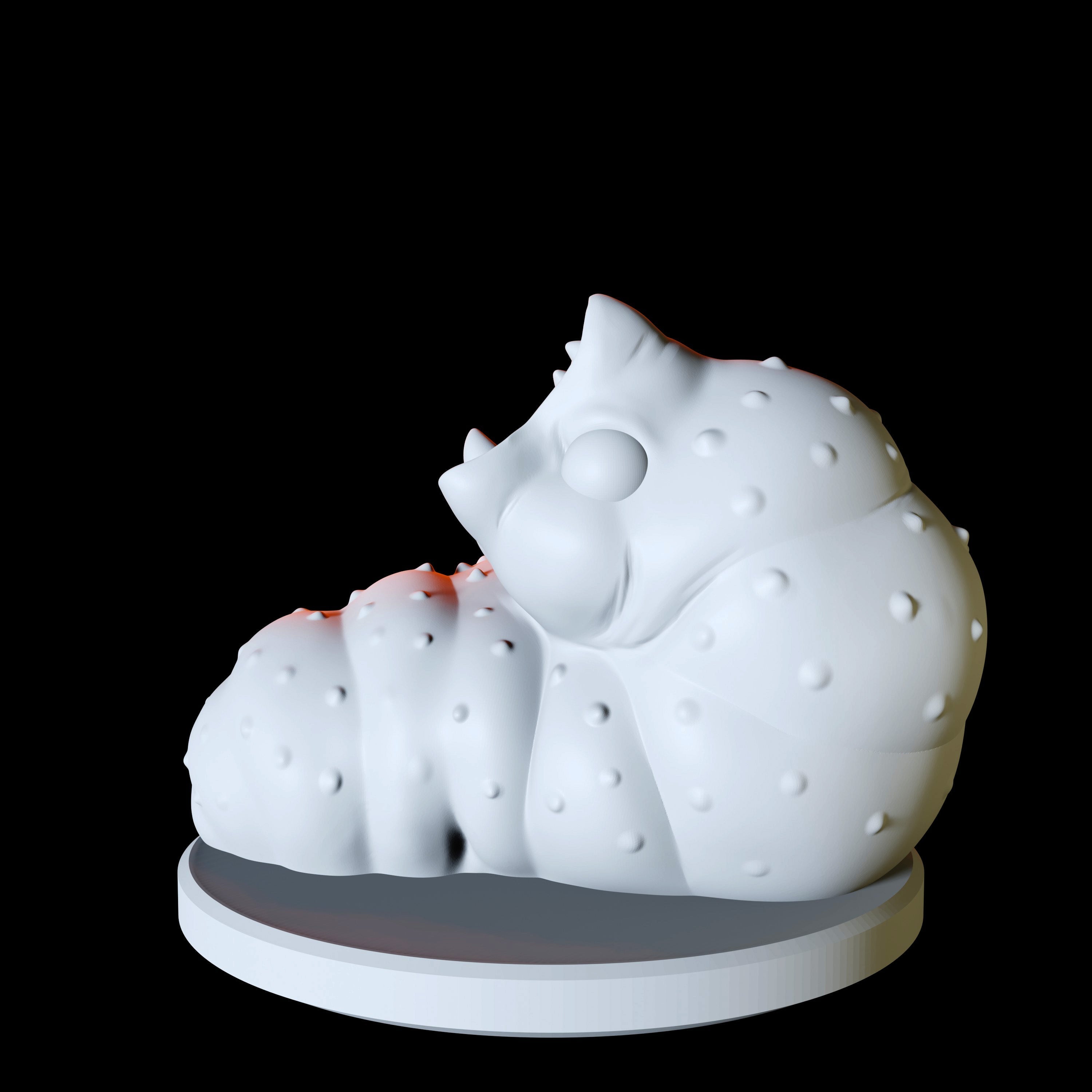 Worm Familiar Miniature for Dungeons and Dragons | Myth Forged