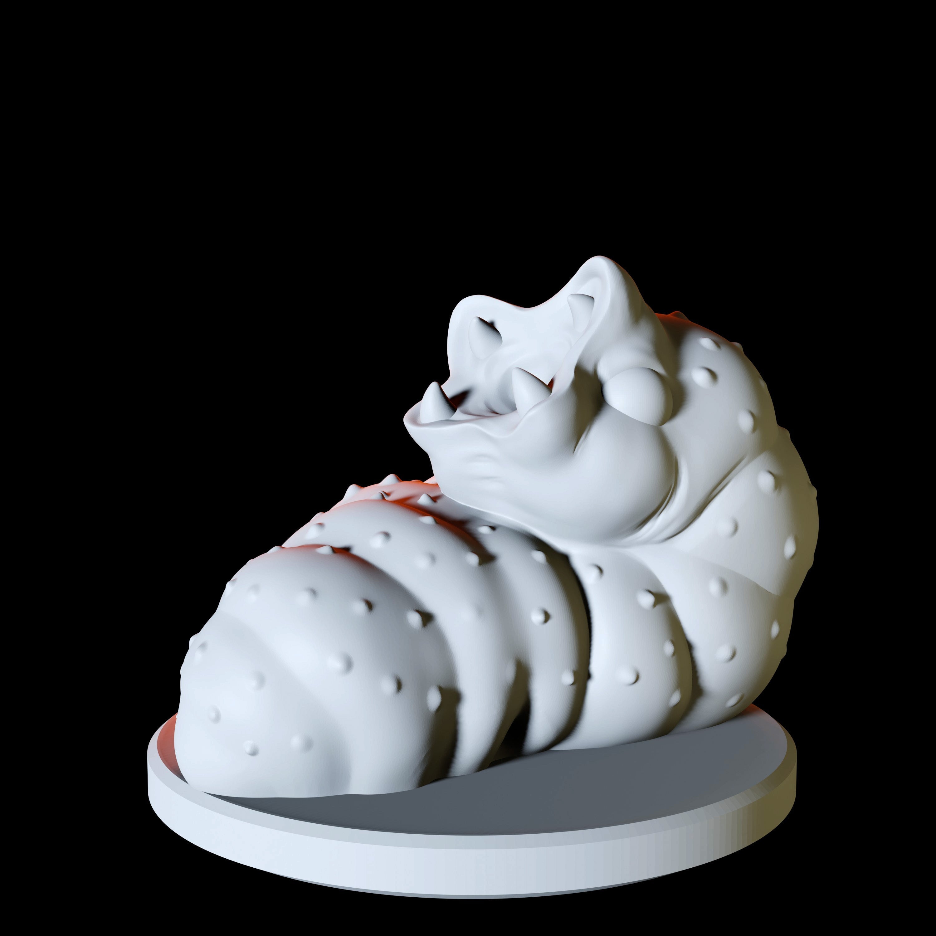 Worm Familiar Miniature for Dungeons and Dragons | Myth Forged
