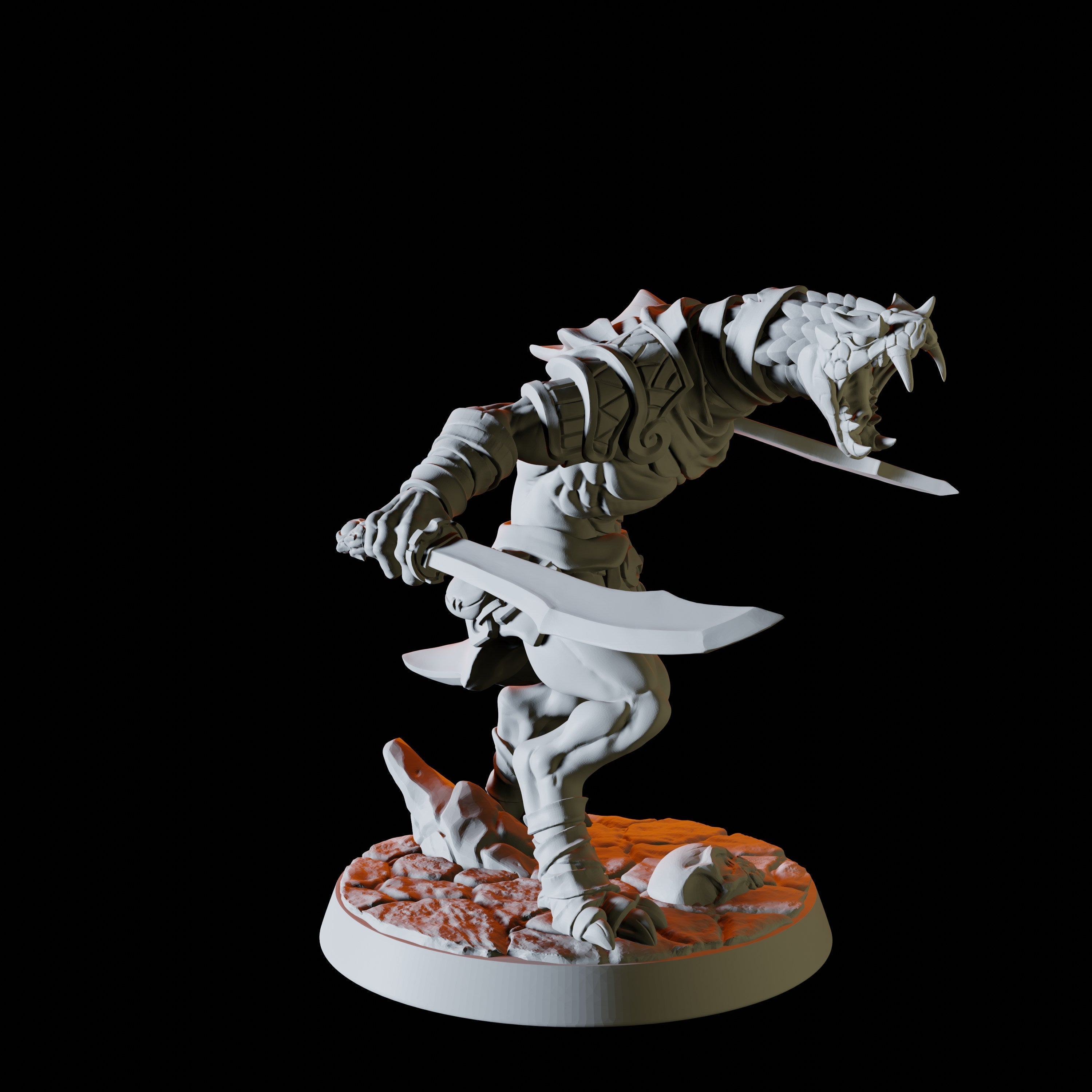 Yuan-ti Malison Miniature A for Dungeons and Dragons - Myth Forged