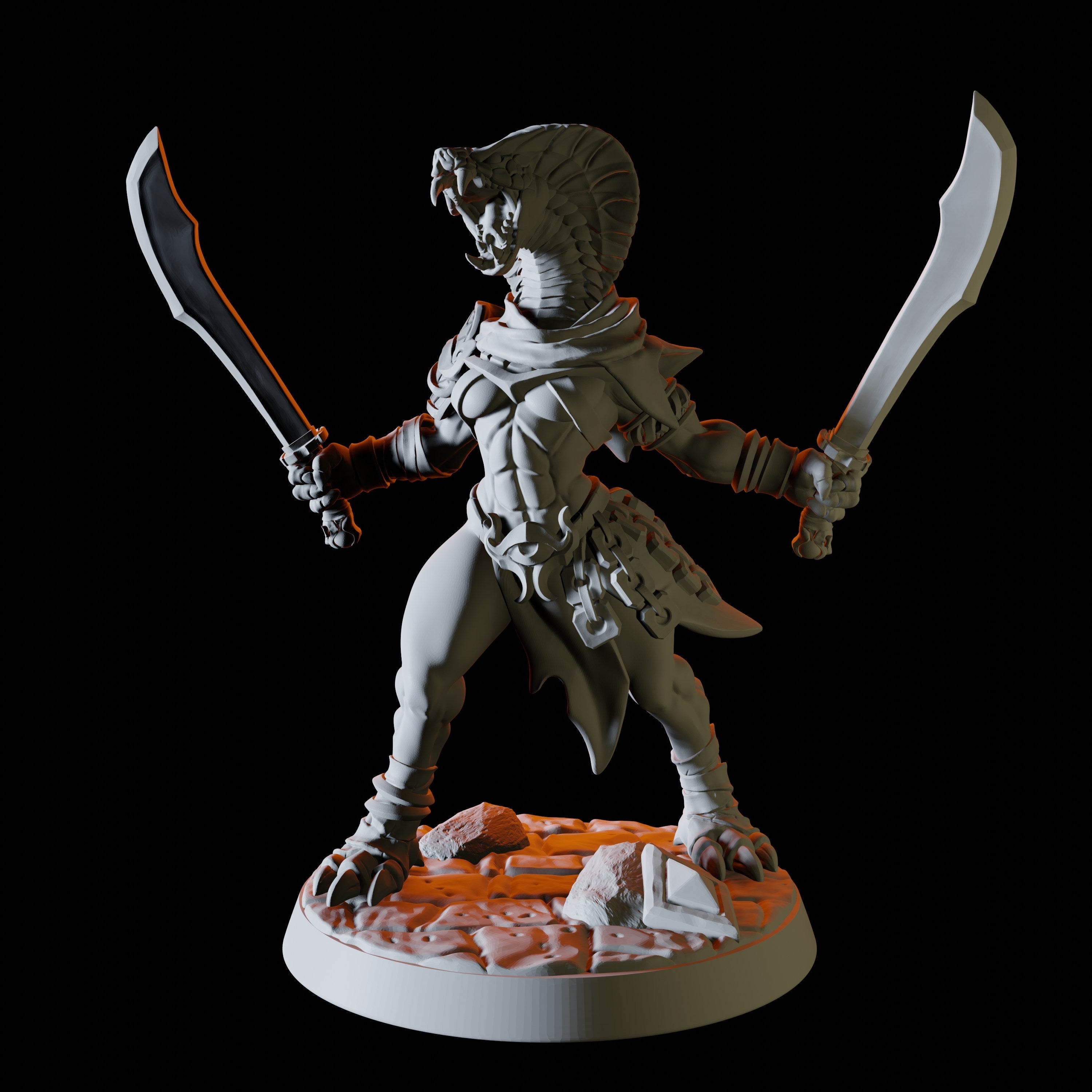 Yuan-ti Malison Miniatures for Dungeons and Dragons
