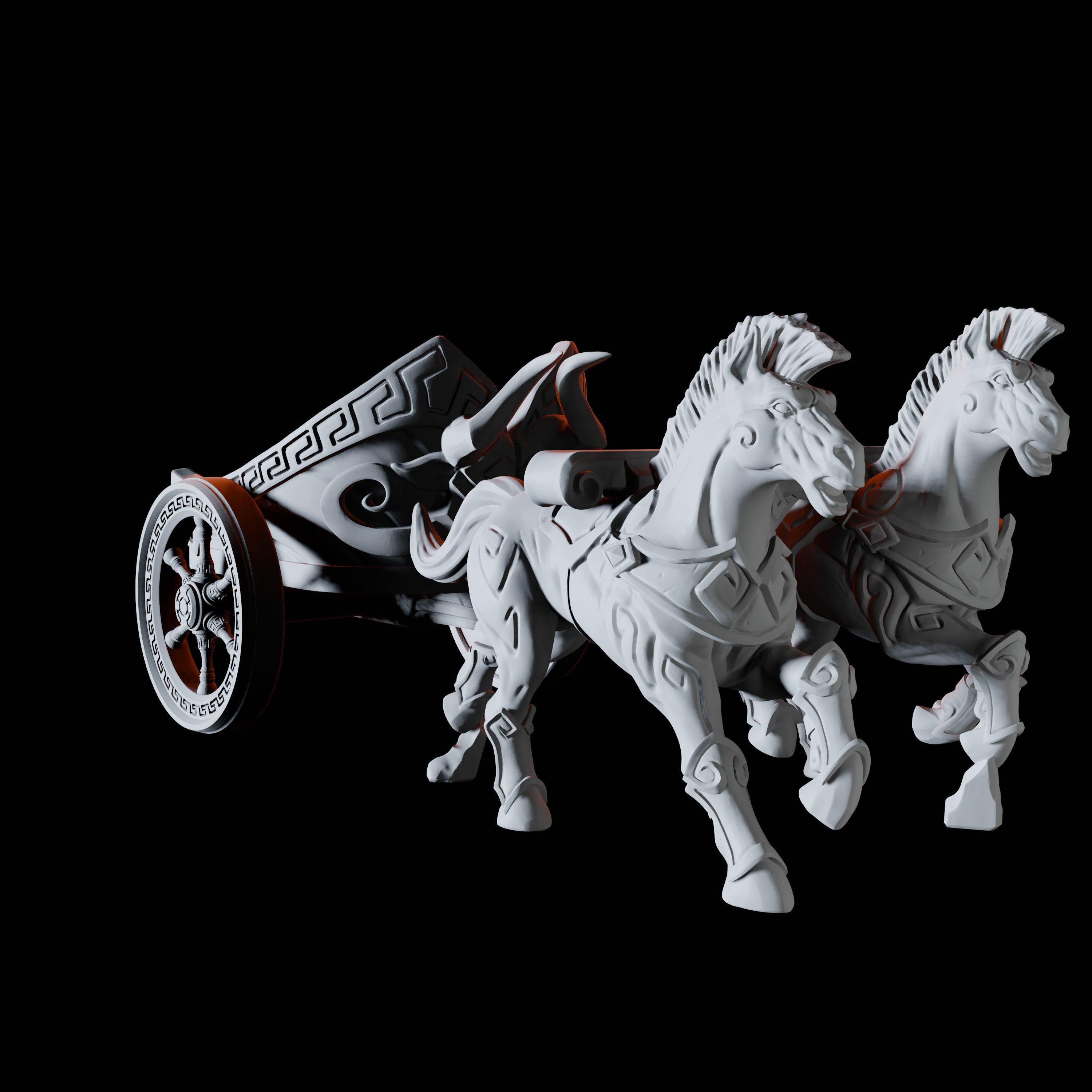 War Chariot B Miniature for Dungeons and Dragons - Myth Forged