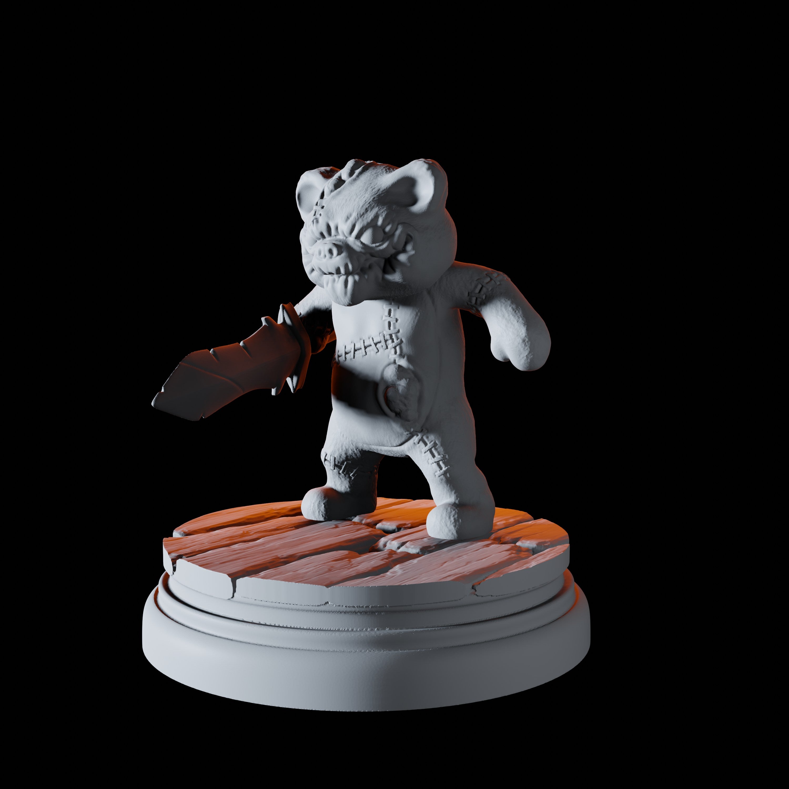 Evil Teddy Bear Miniature for Dungeons and Dragons - Myth Forged