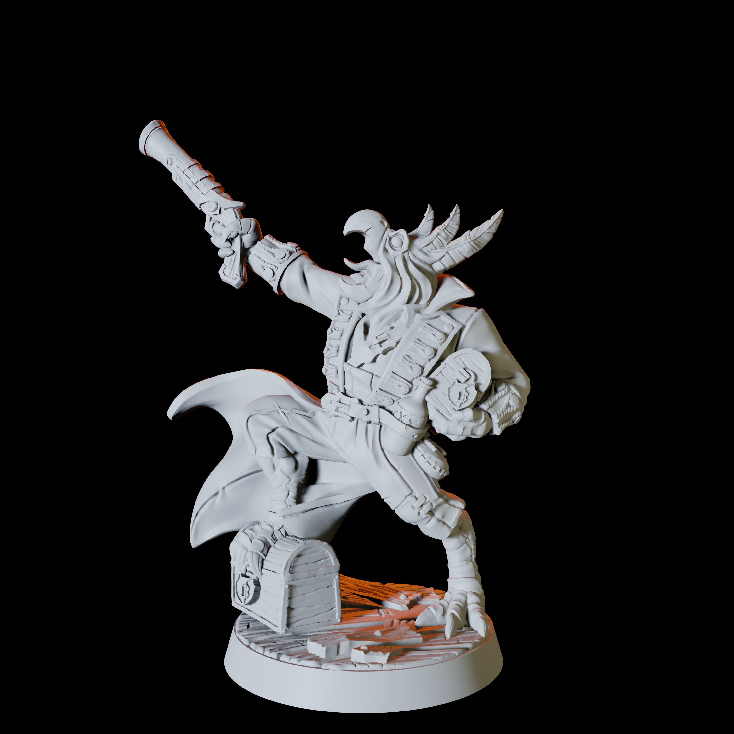  Aarakocra Captain Miniature for Dungeons and Dragons - Myth Forged