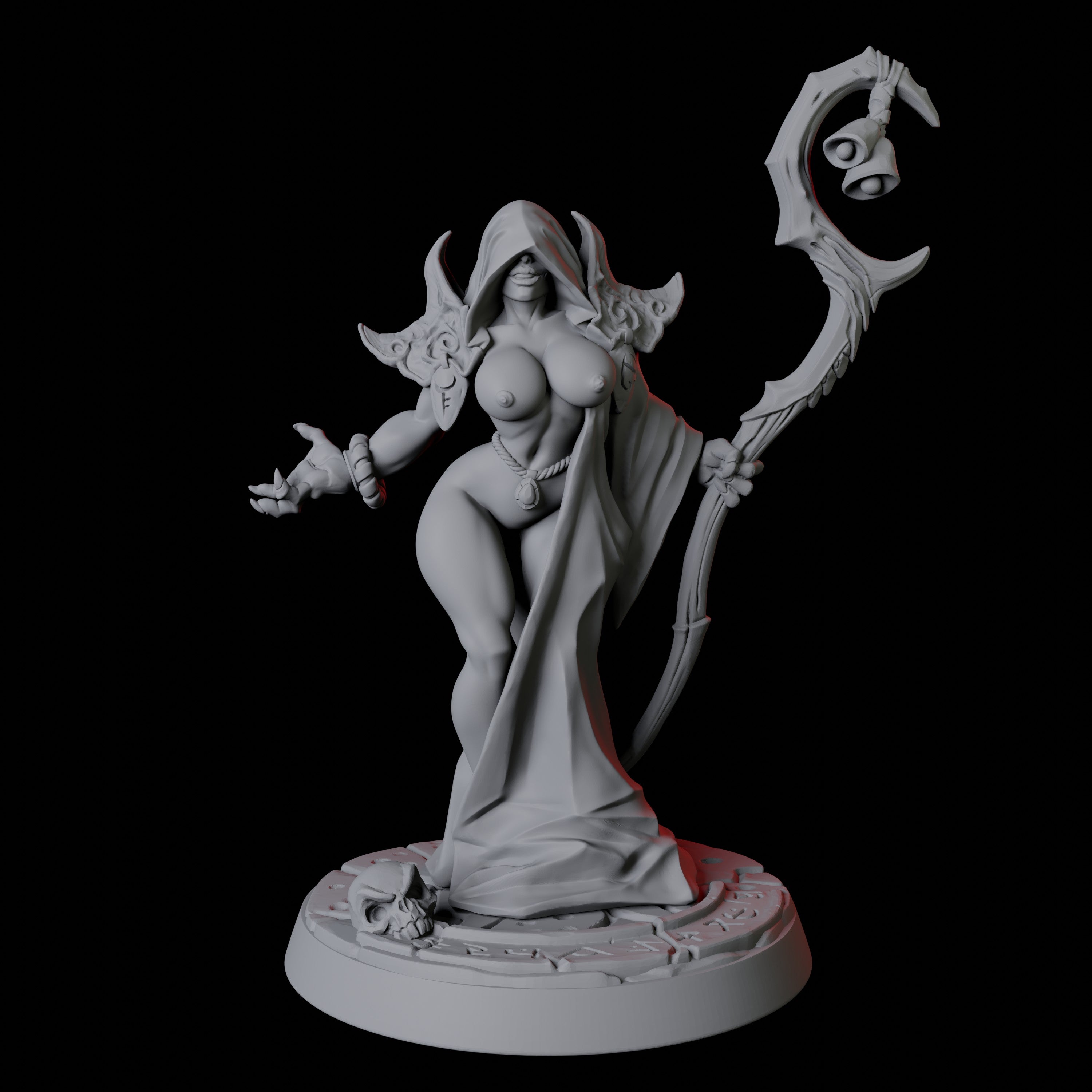 Cultist Pinup Miniature for Dungeons and Dragons - Myth Forged