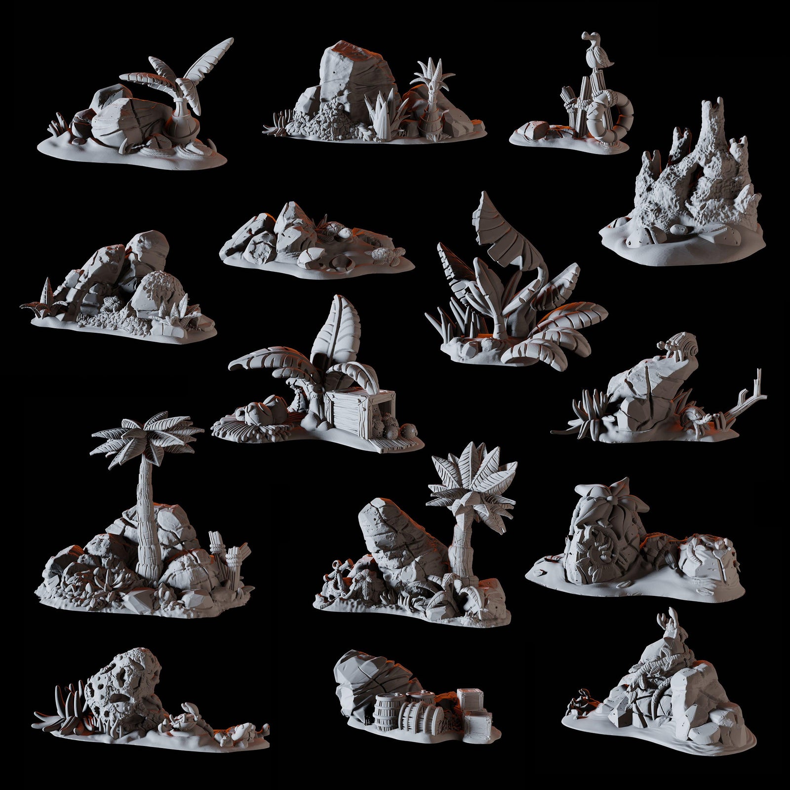 15 Piece Coastal Terrain Bundle