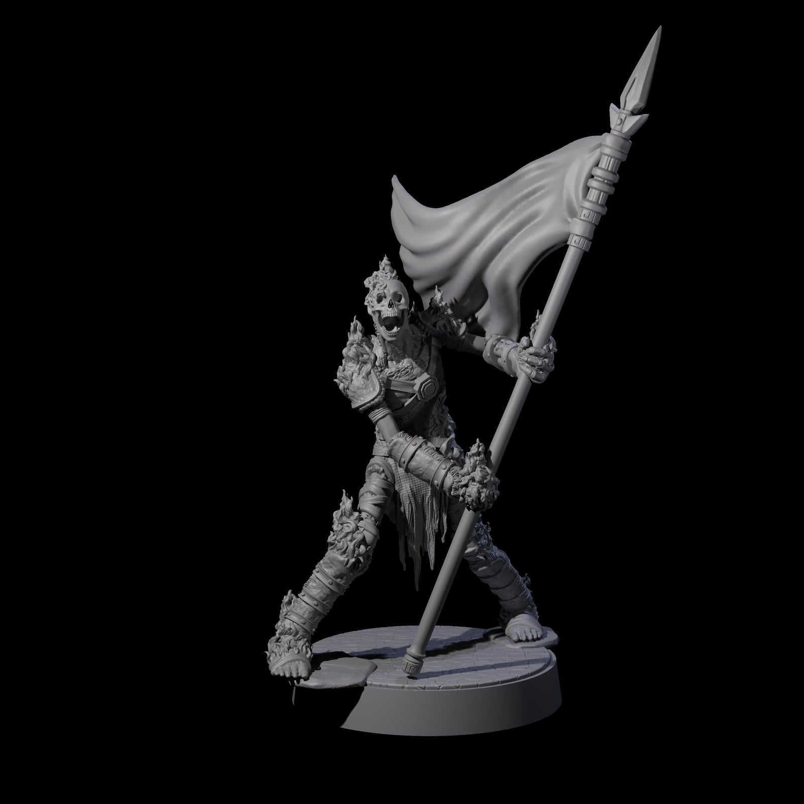 Ablaze Skeleton Thrall F