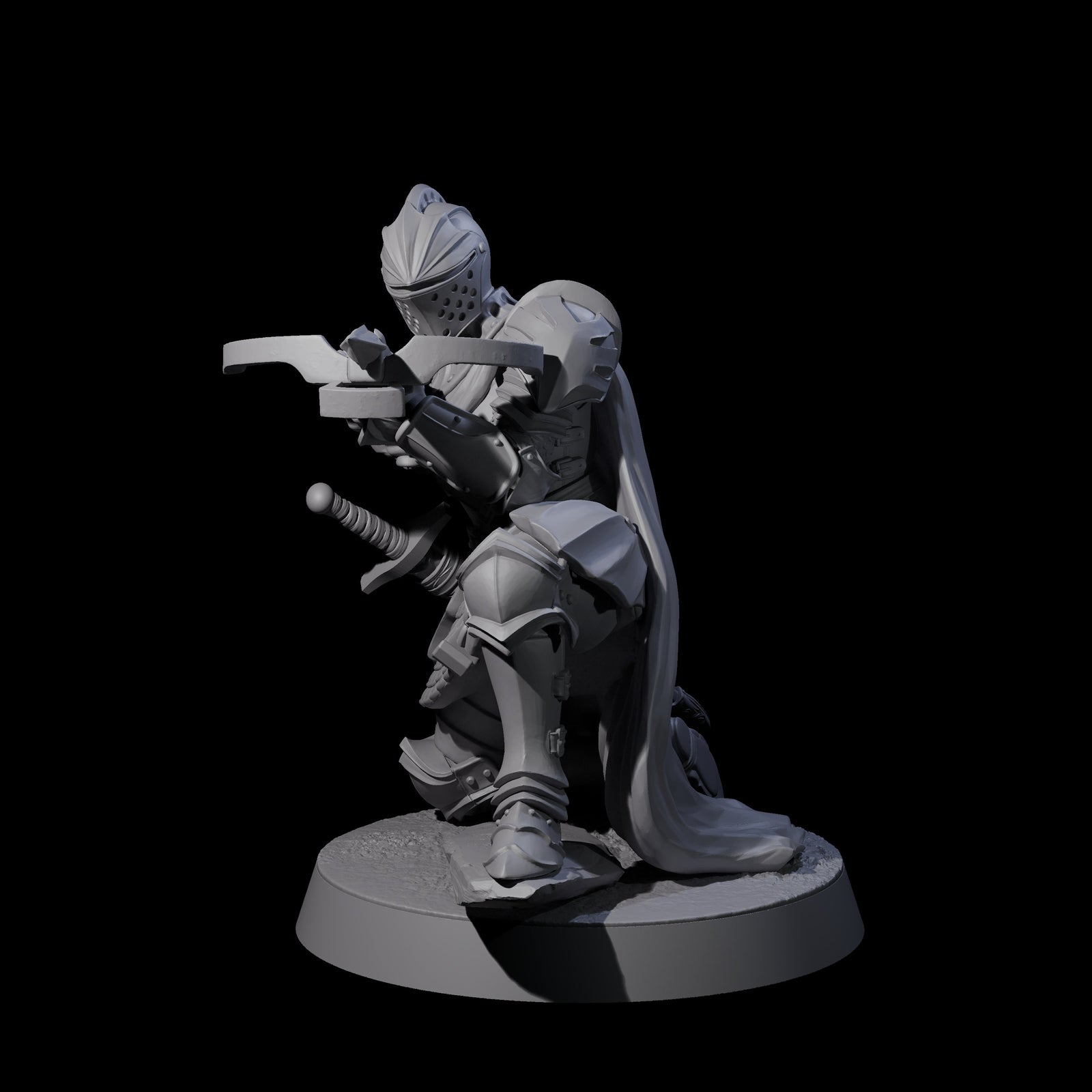 Aiming Militia Crossbowman A