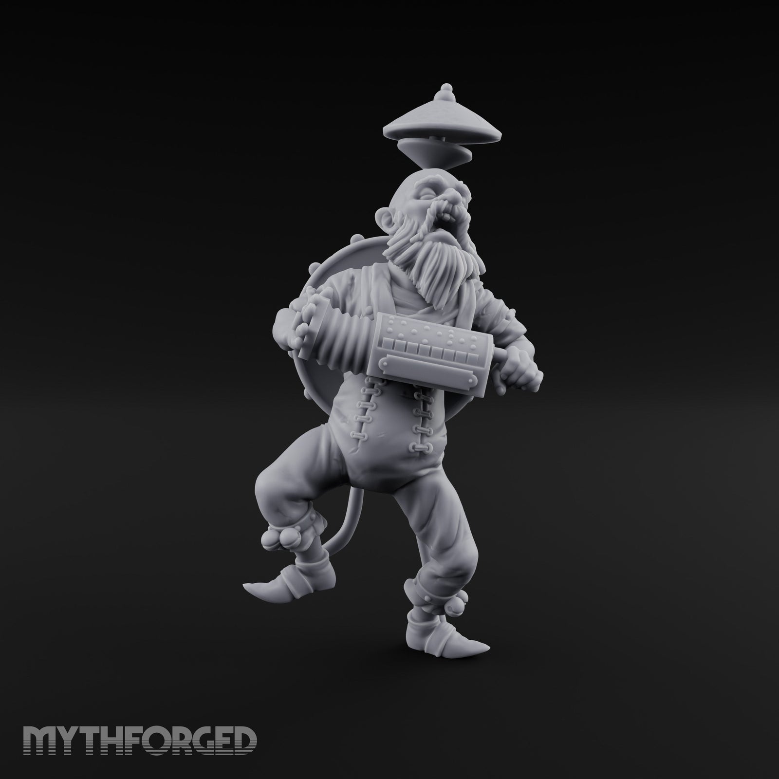 Accordion Squeezing Gnome Bard