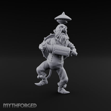 Accordion Squeezing Gnome Bard