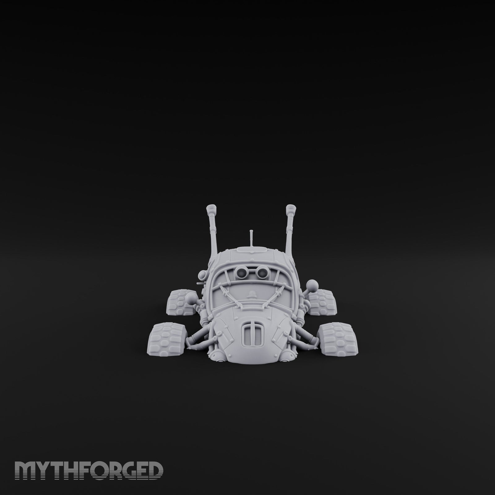 Antenna-Bristling Chunky-Wheeled Scout Buggy