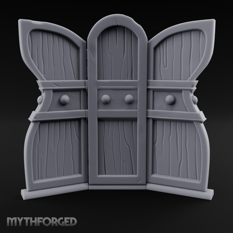 Arched-Panel Dressing Screen